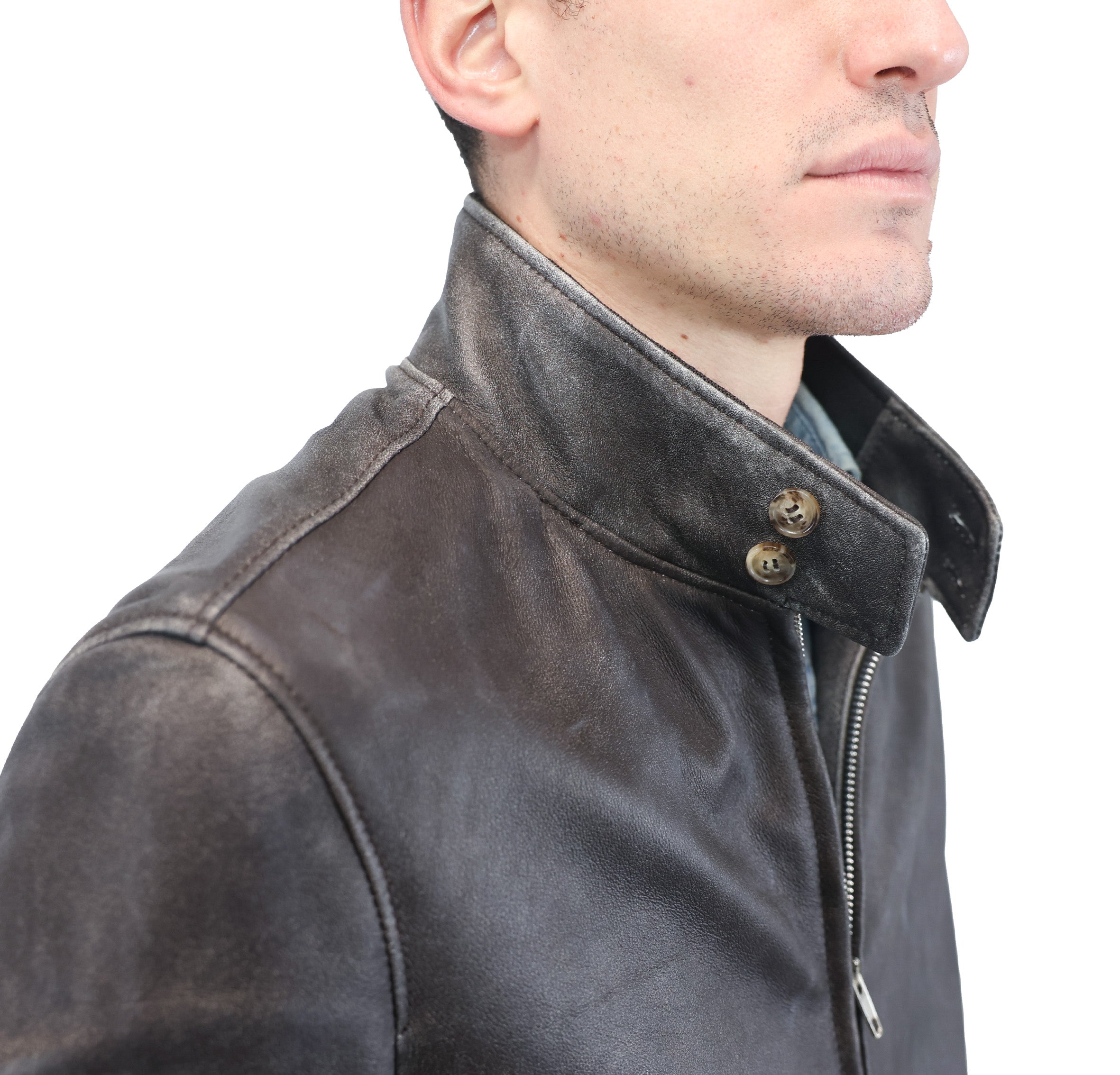 Leather bomber 89PCRMO