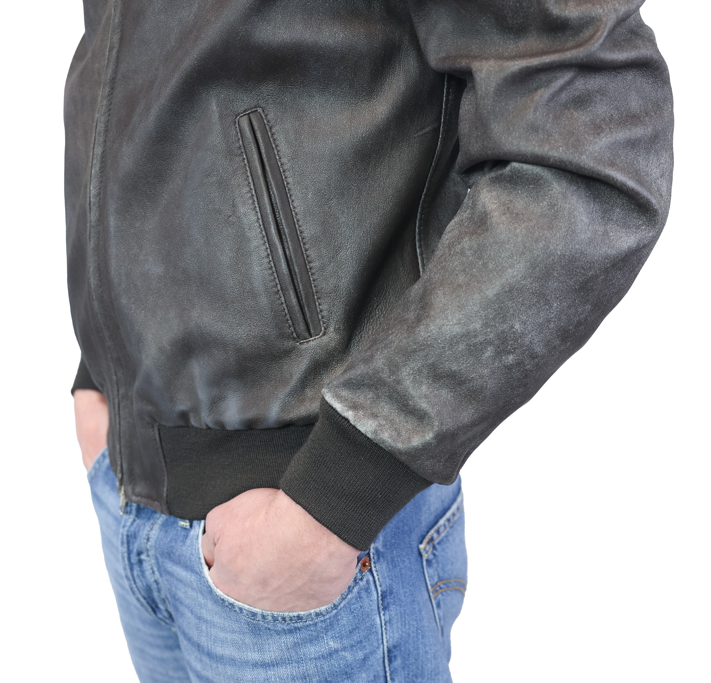 Leather bomber 89PCRMO