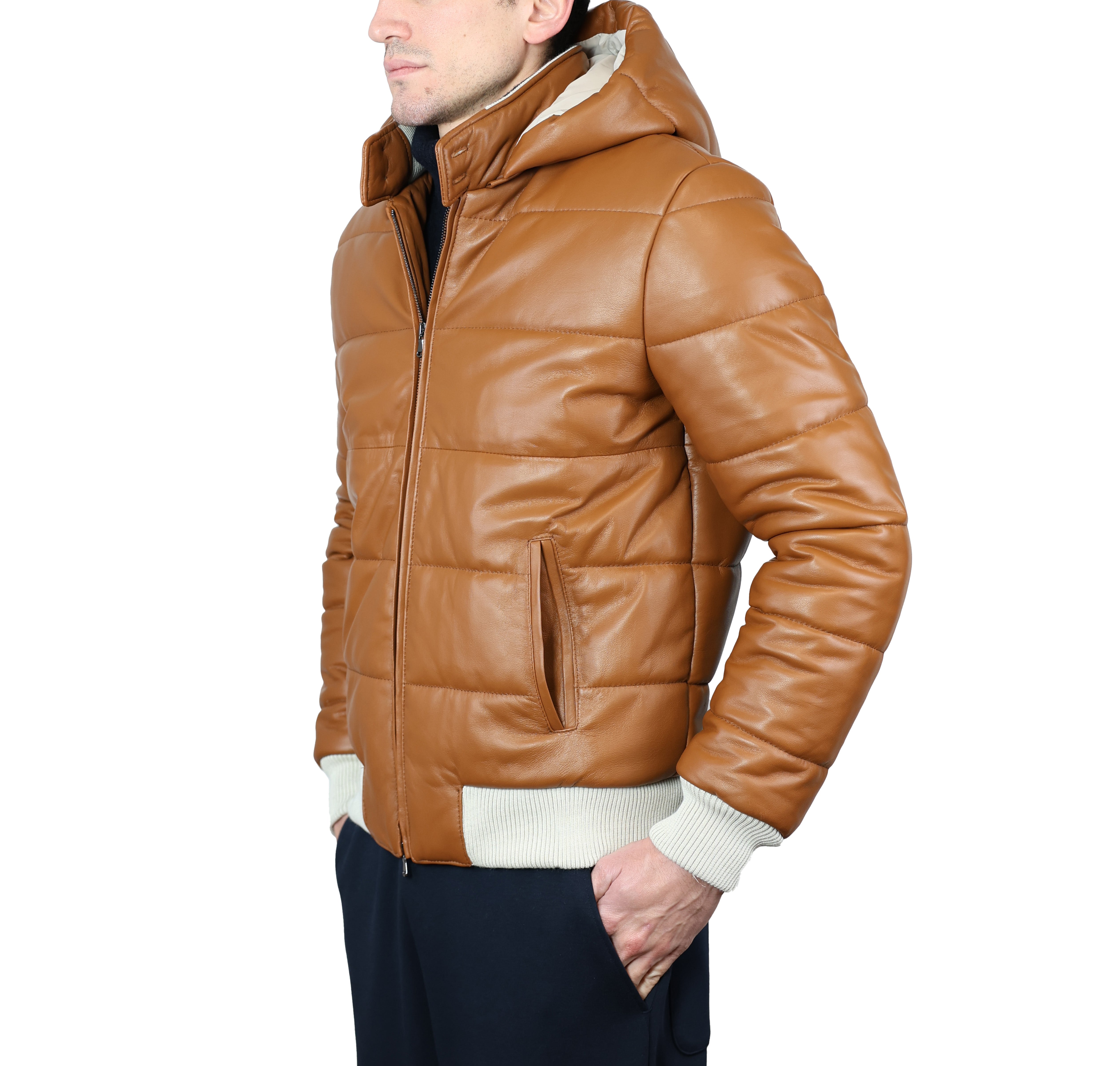 Piumino in pelle 89LCANC