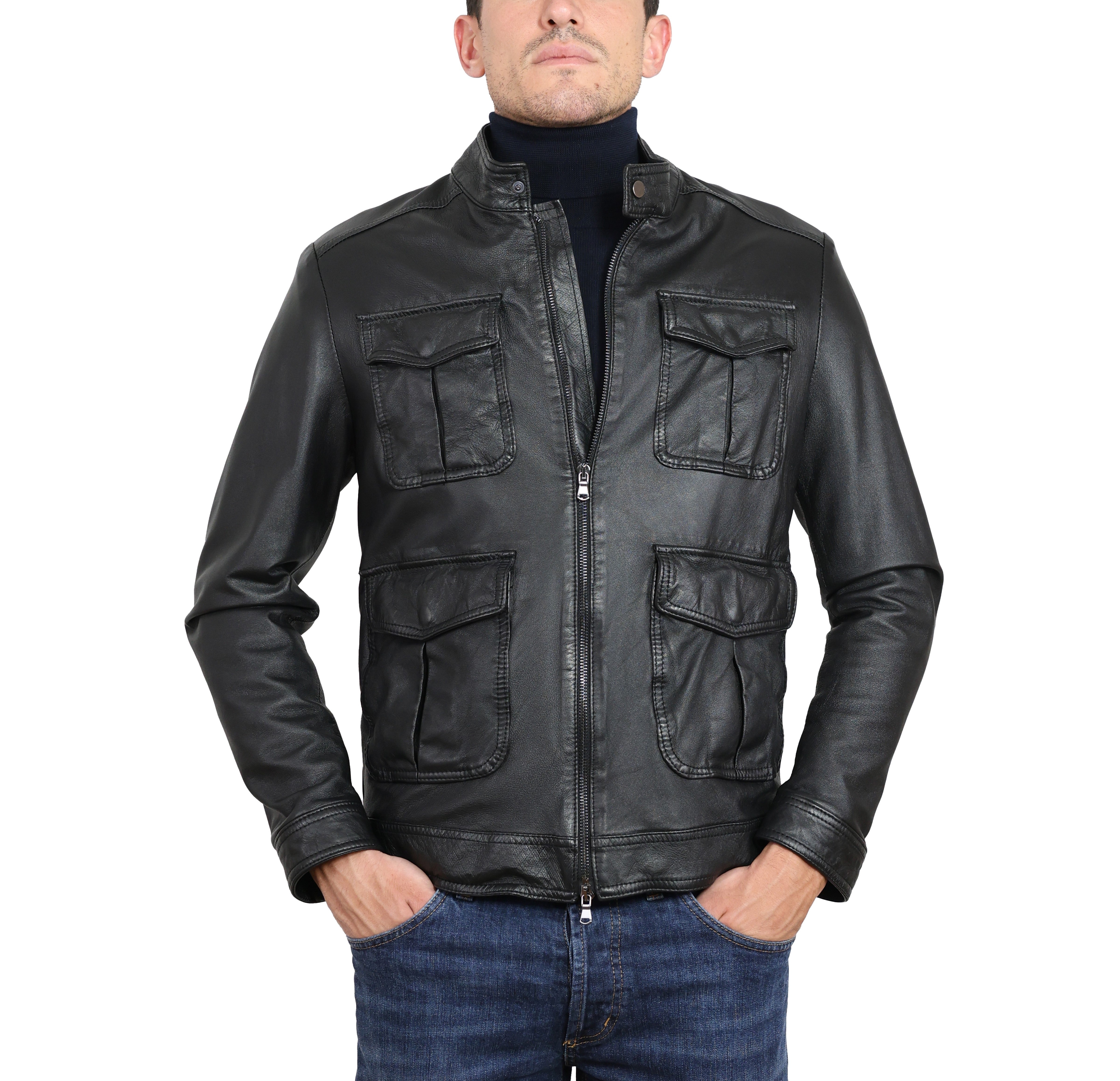 Lederjacke 49PWNFM