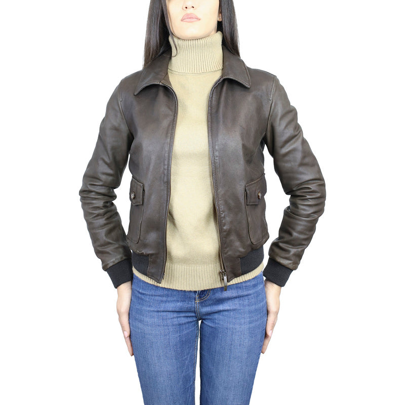 Veste en cuir 25CLWMB