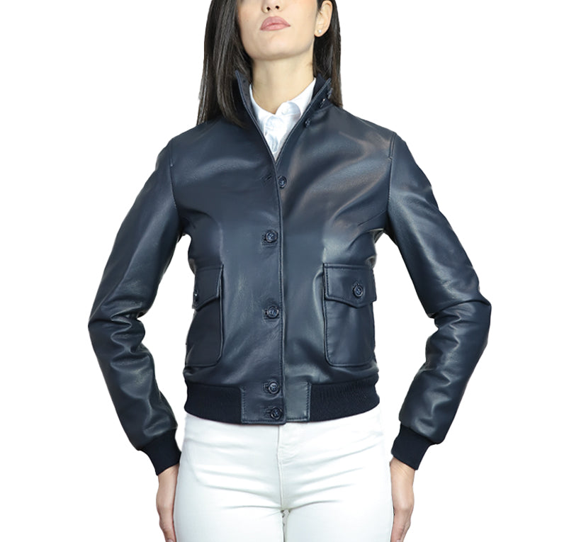 Veste en cuir 25DNAMA