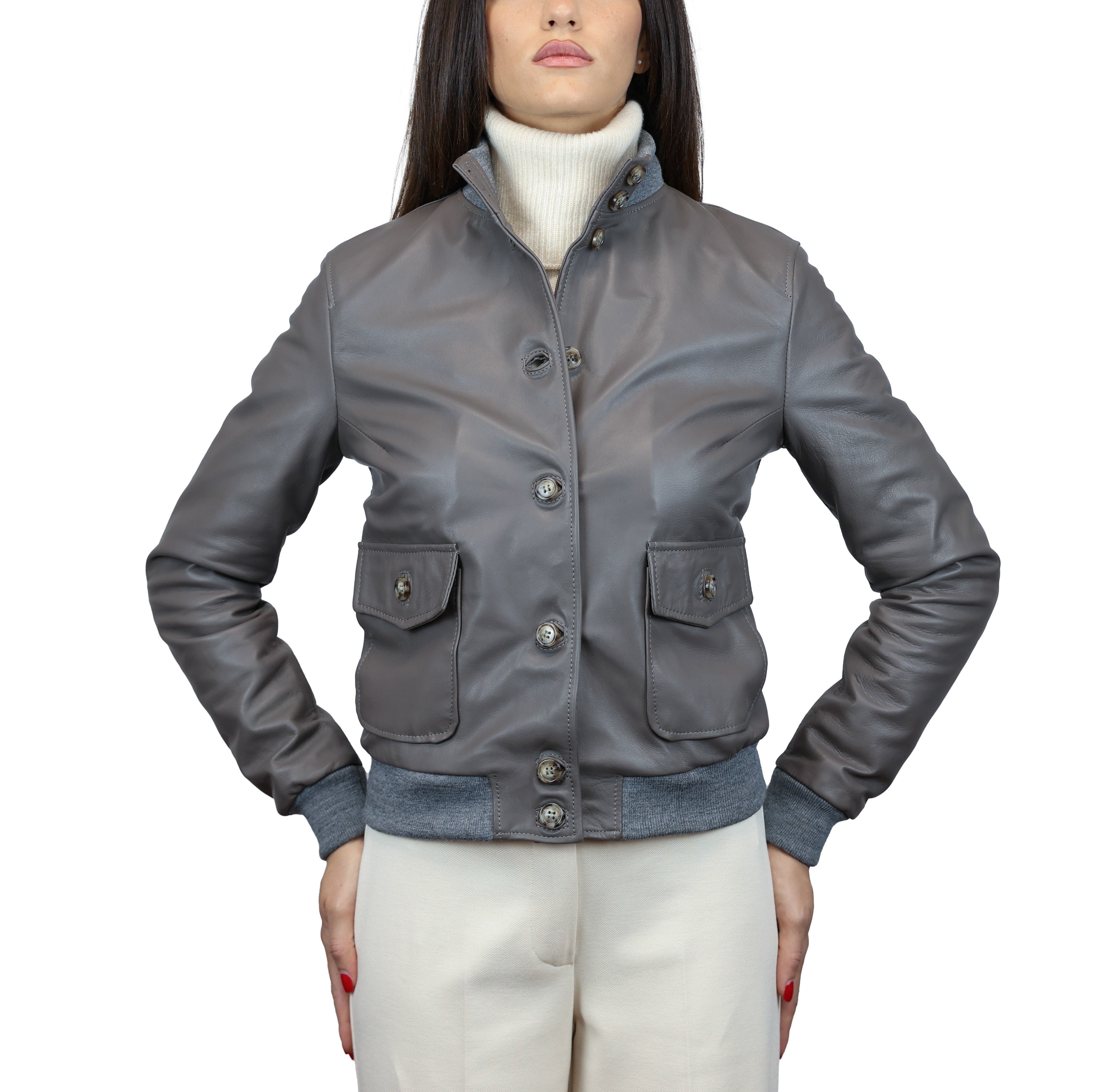 Veste en cuir 25LNAGR