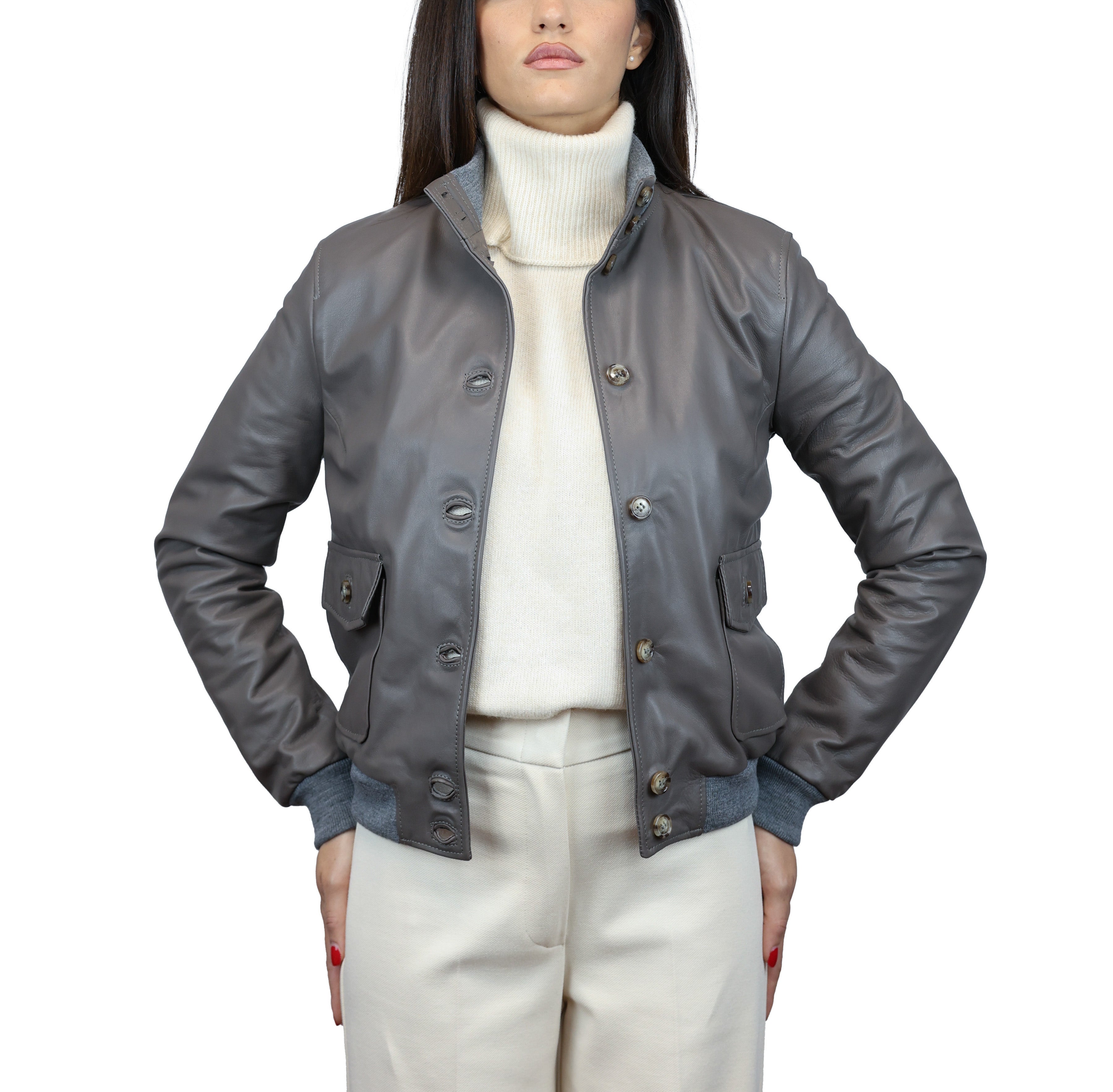 Veste en cuir 25LNAGR