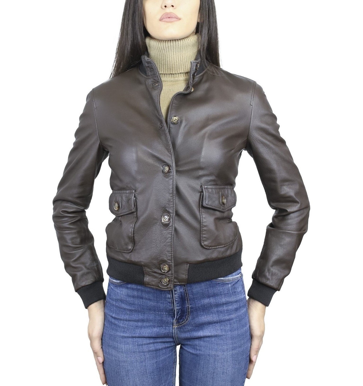 Chaqueta de cuero 25MNWBR