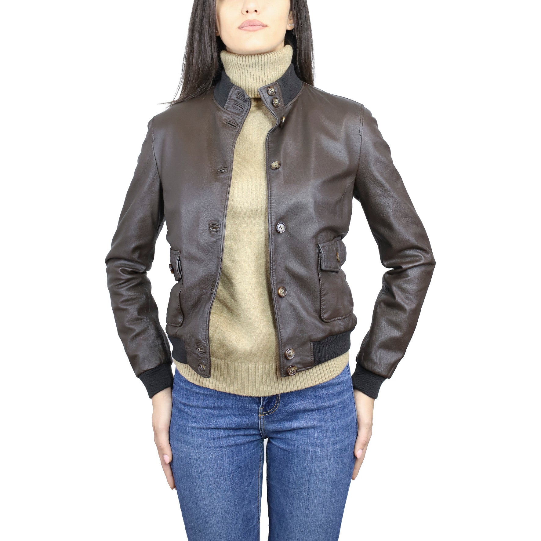 Chaqueta de cuero 25MNWBR