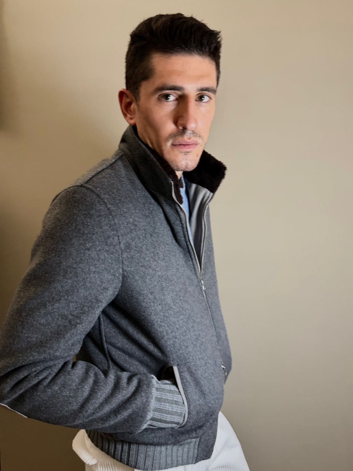 Veste en tissu effet cuir 88TEXOL