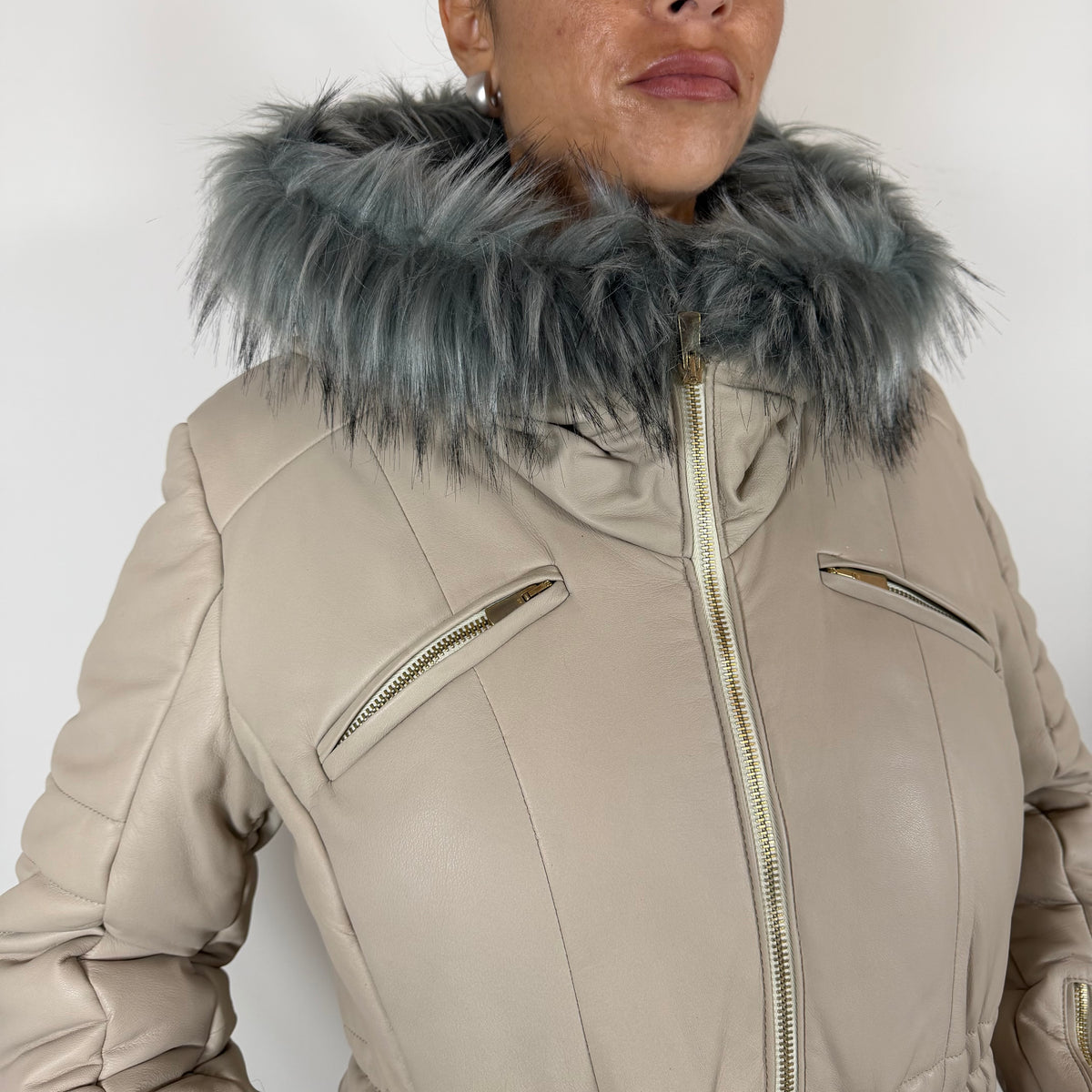 Biker in Shearling  73SHEVI