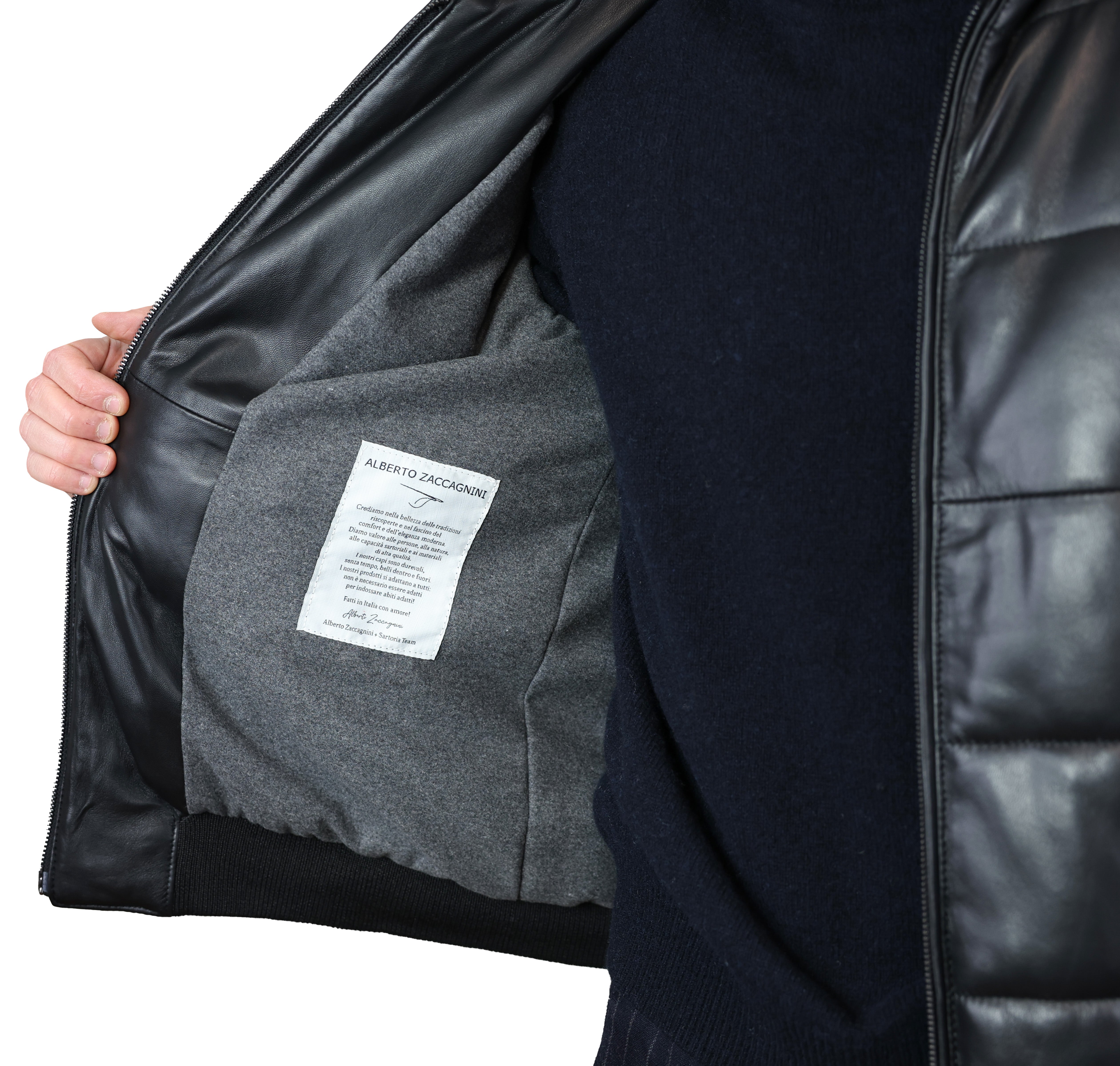 Chaqueta de cuero 98BLNBL