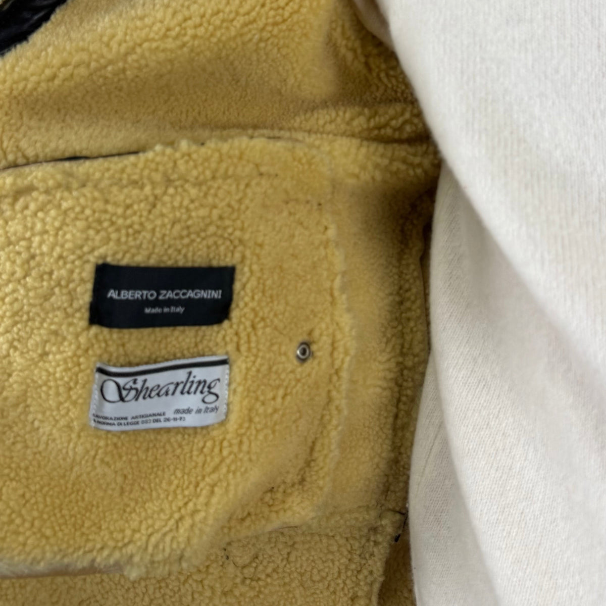 Biker in Shearling  73SHEVI