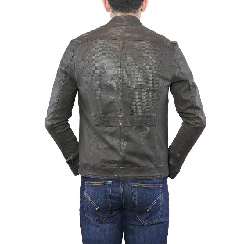 Chaqueta de cuero 49PWNFB