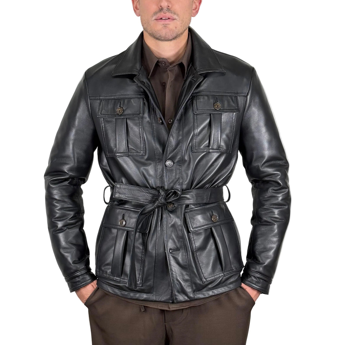 Giacca in pelle 49LCNAN