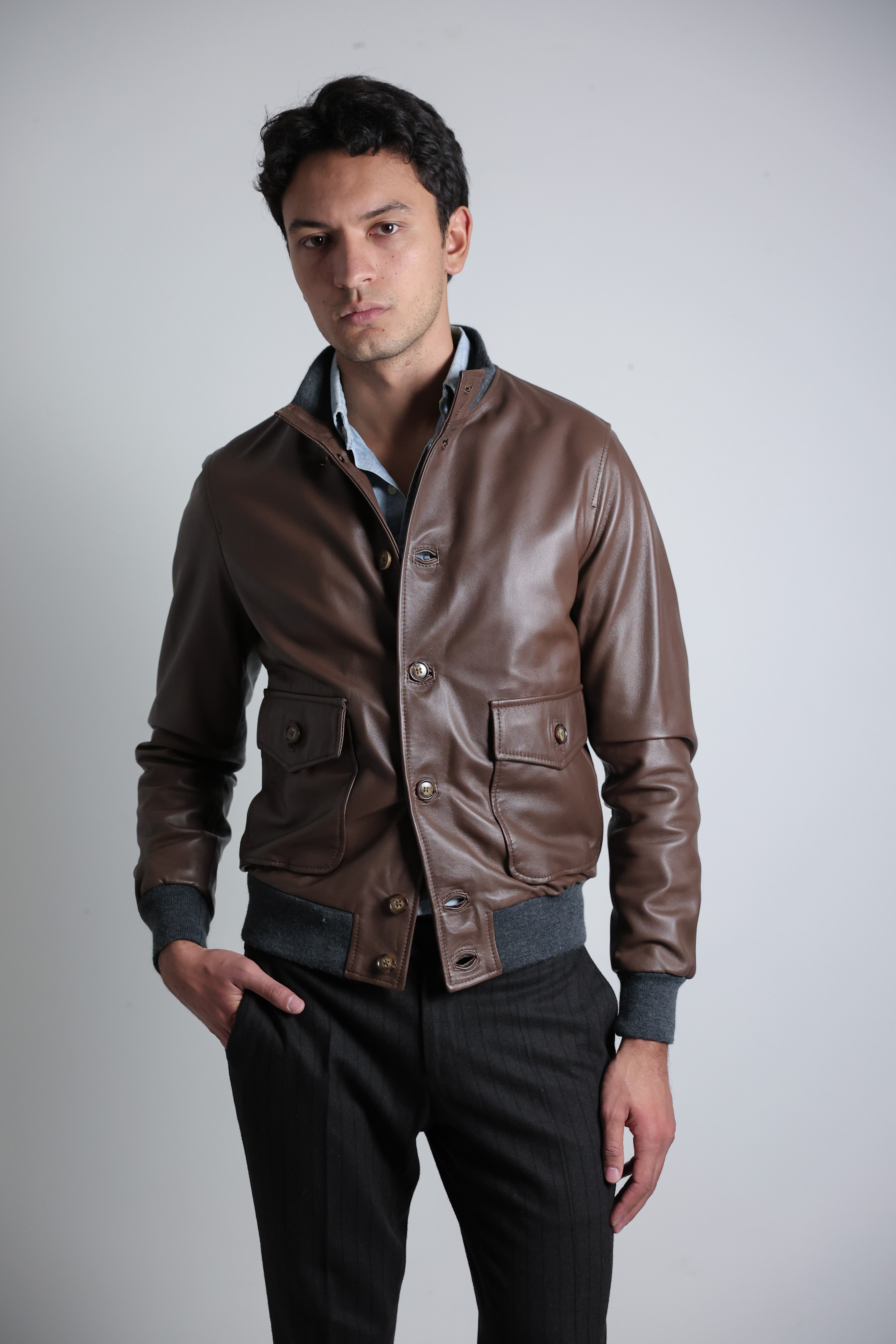 Bomber in pelle 98LUXTA