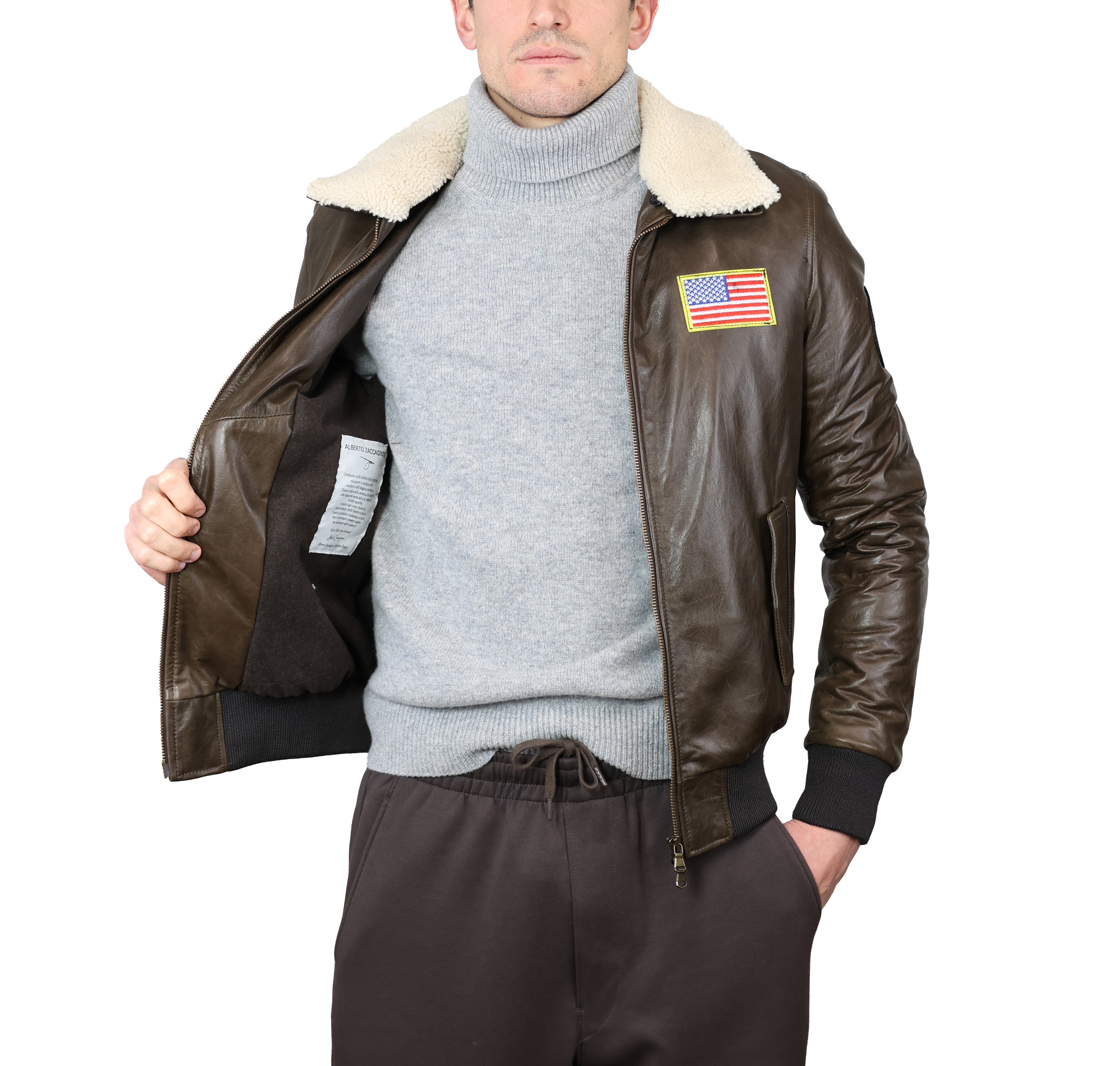 Giacca in pelle 91LMABR