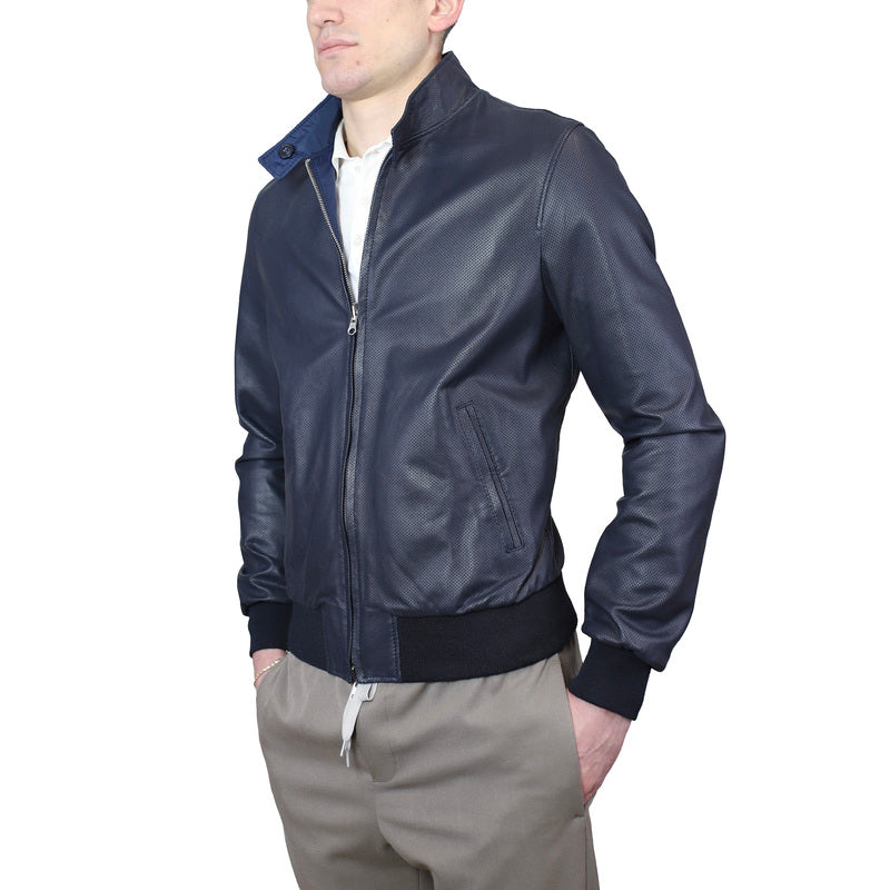 77RPFBB leather jacket