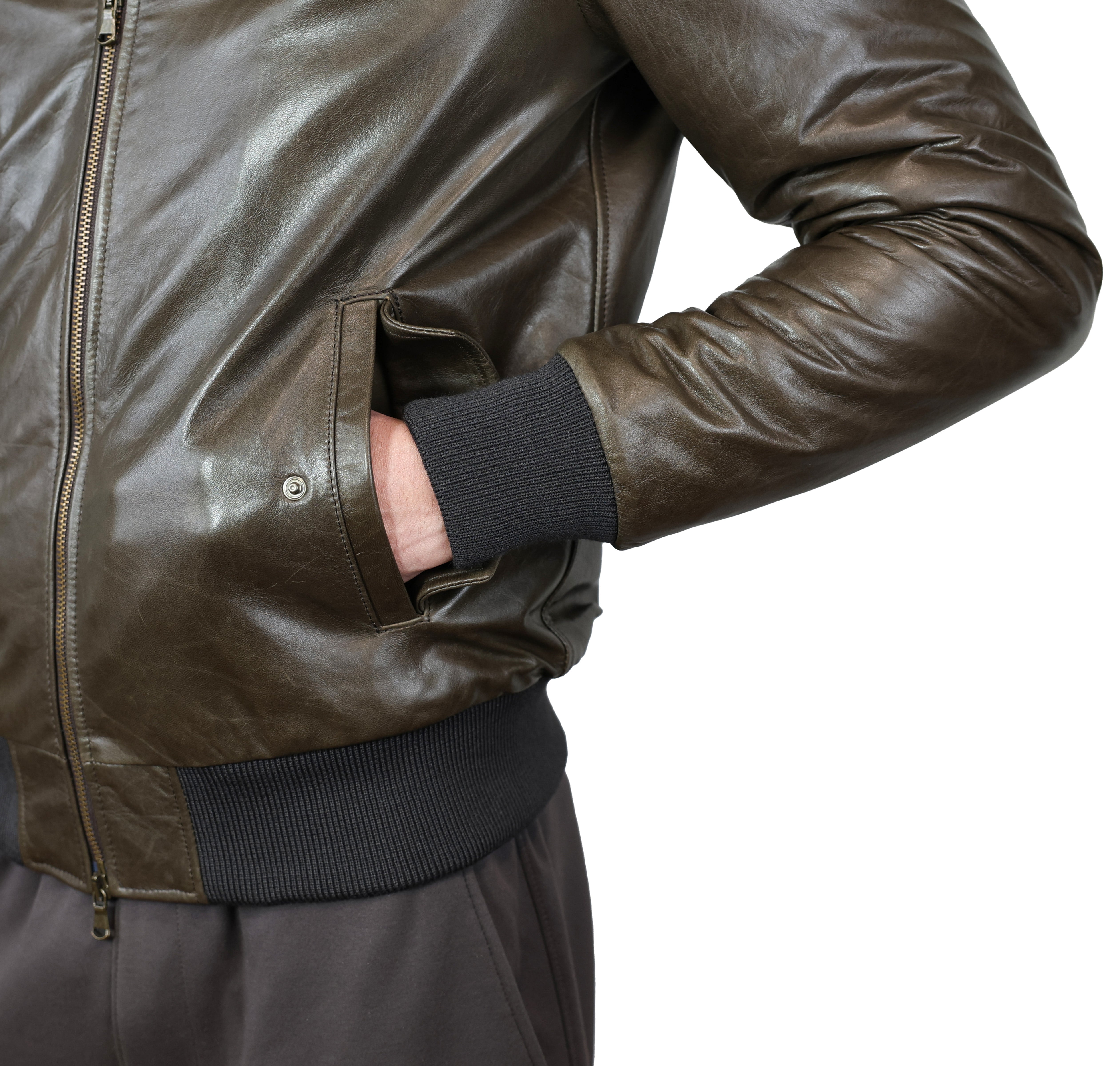 Giacca in pelle 91LMABR