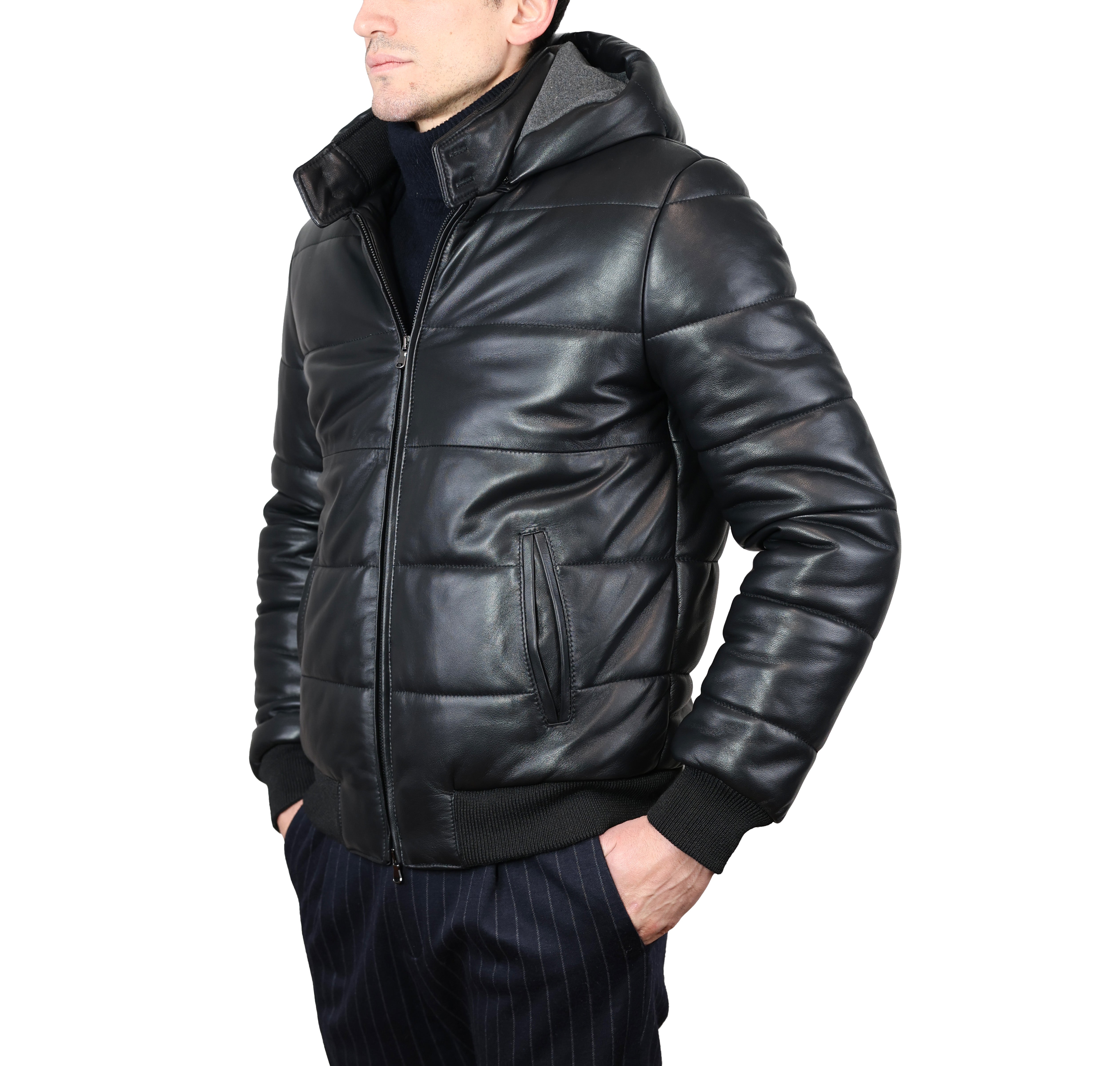 Chaqueta de cuero 98BLNBL