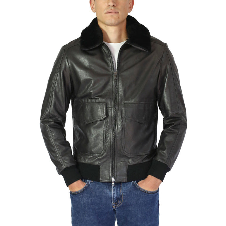 Bomber in pelle 86LMANE