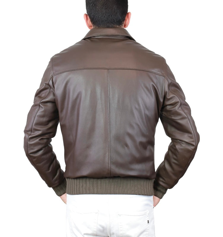 Chaqueta de cuero 86LNABR 