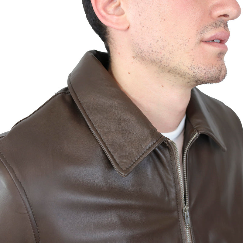 Chaqueta de cuero 86LNABR 