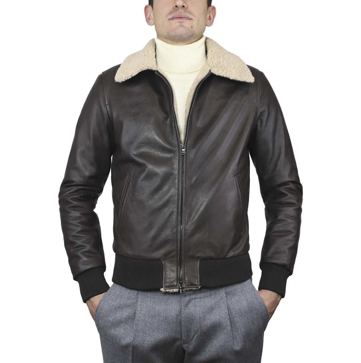 Veste en cuir 89ECOBR