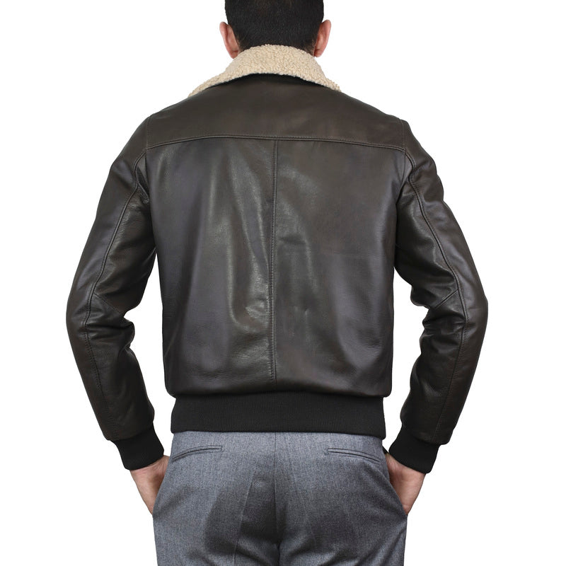 89ECOBR leather jacket