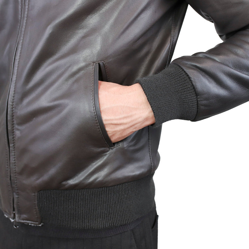 Leather bomber 89ECOMO