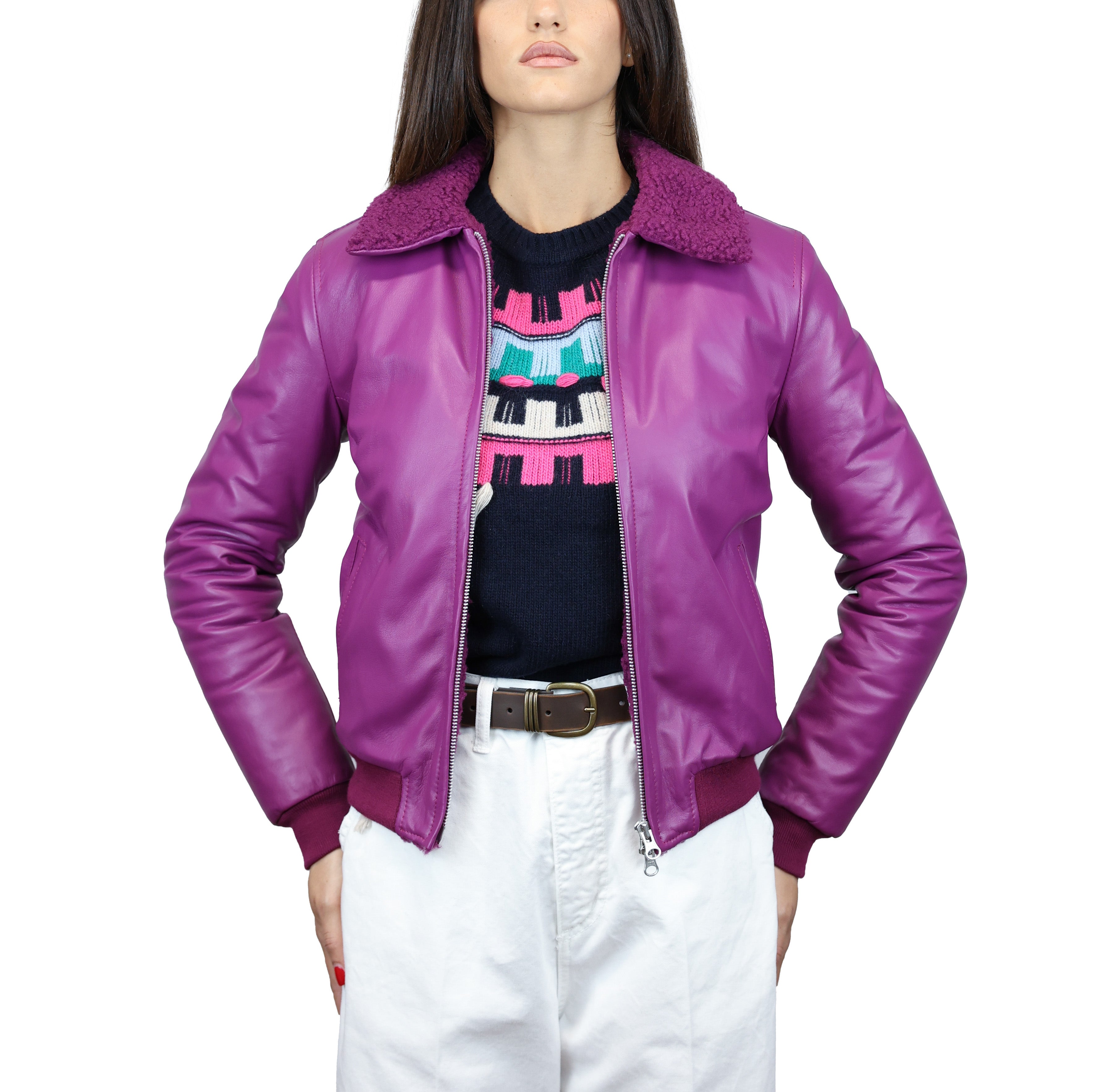 Chaqueta de cuero 89GLECO