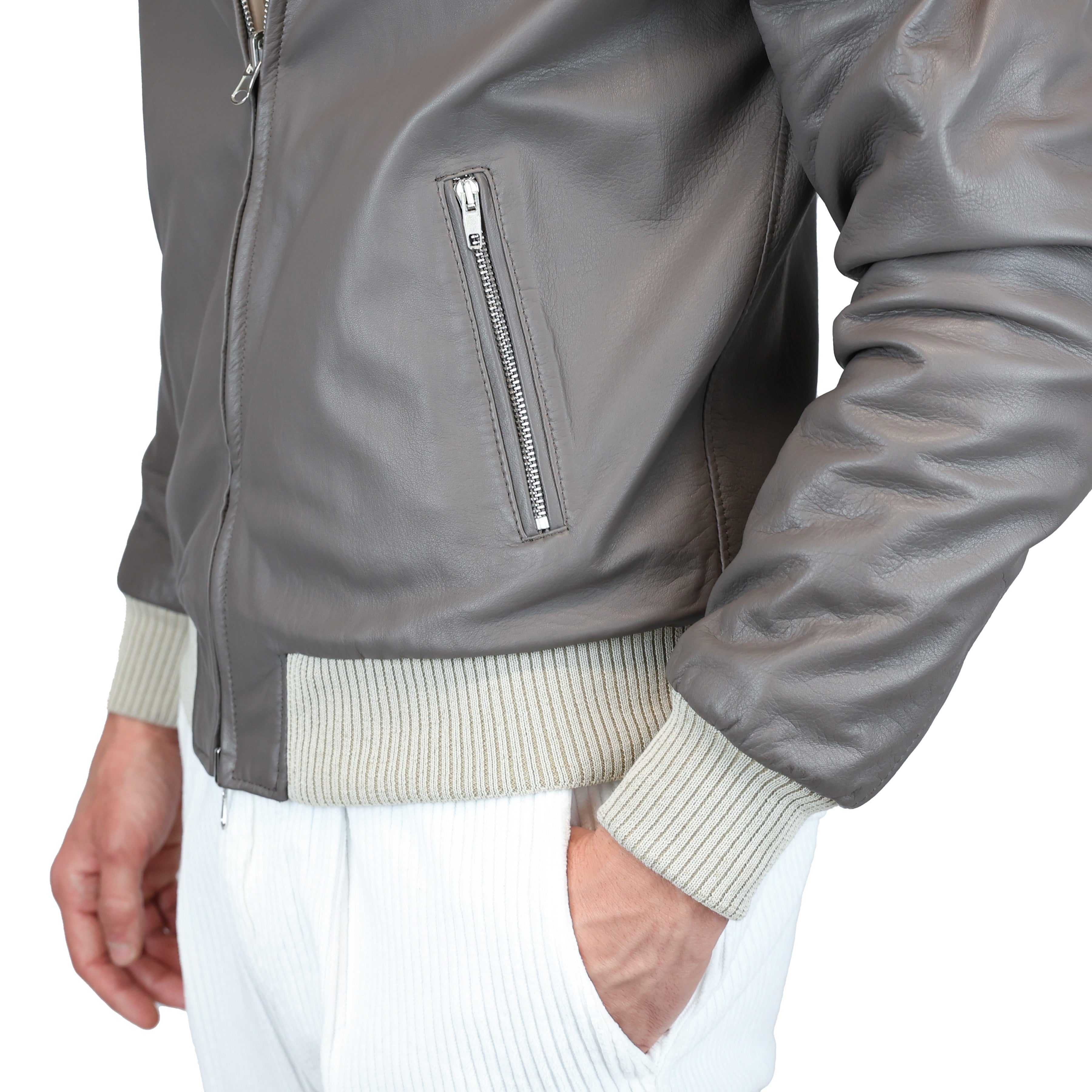 Chaqueta de cuero 89LCNGR