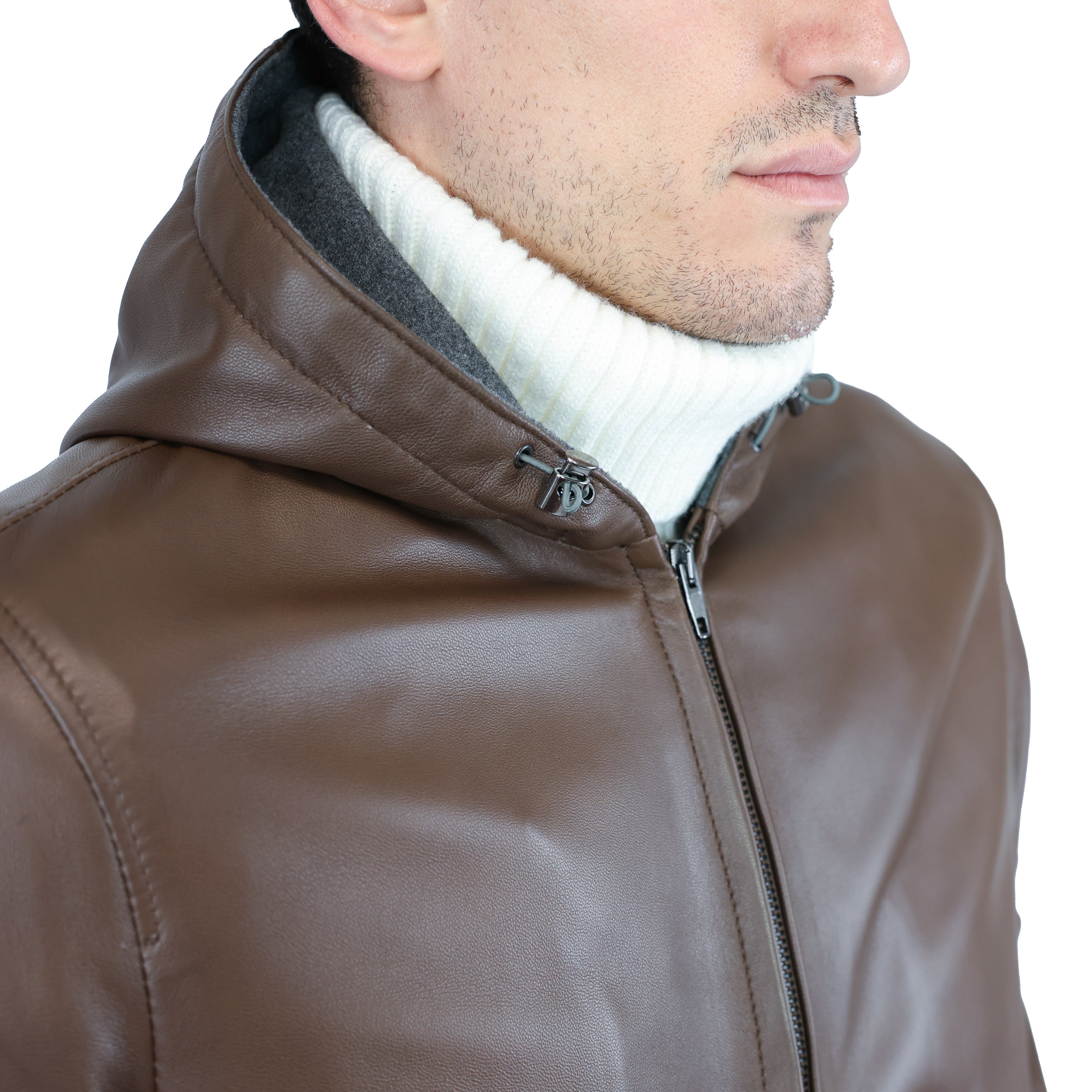 Chaqueta de cuero 89LCNTA