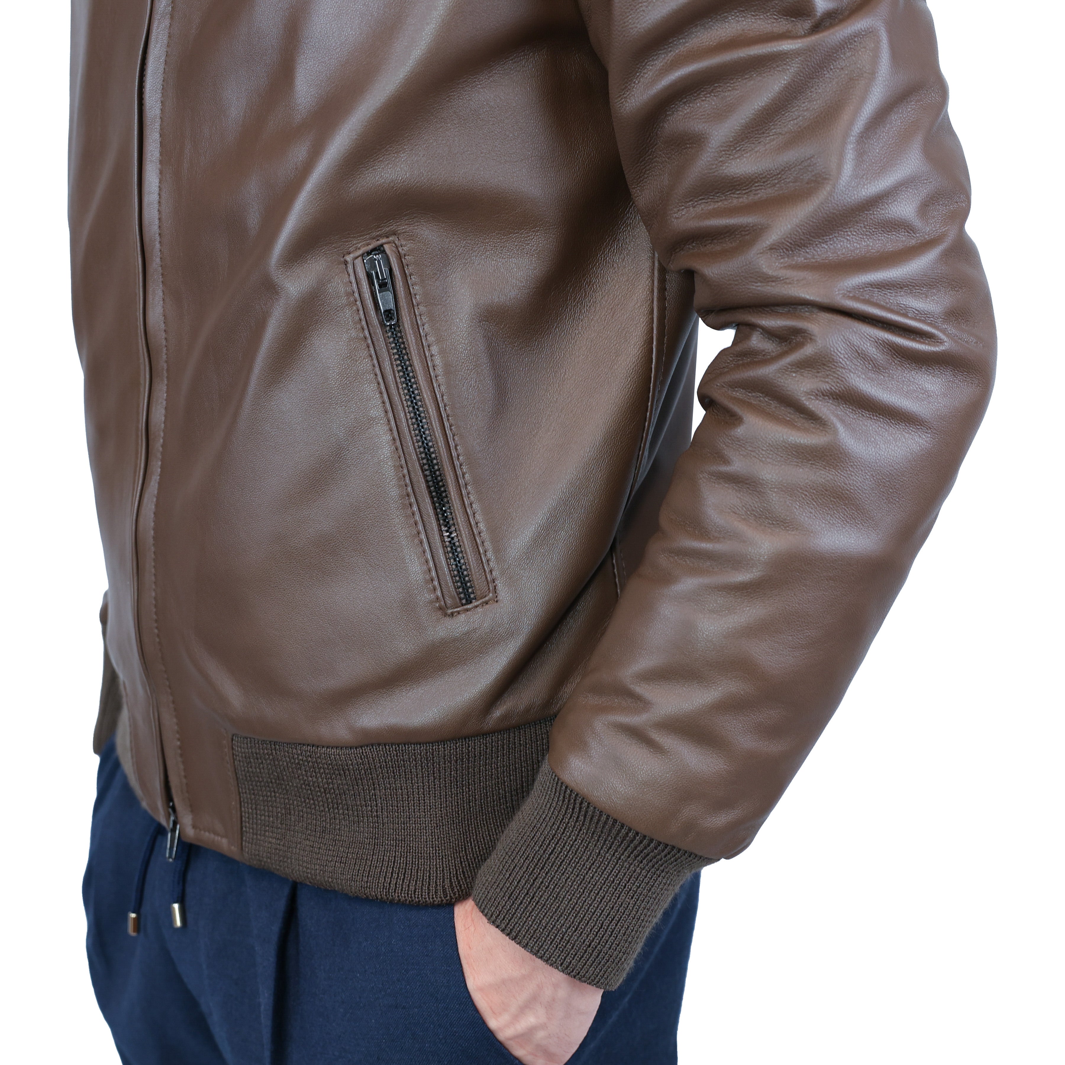 Chaqueta de cuero 89LCNTA