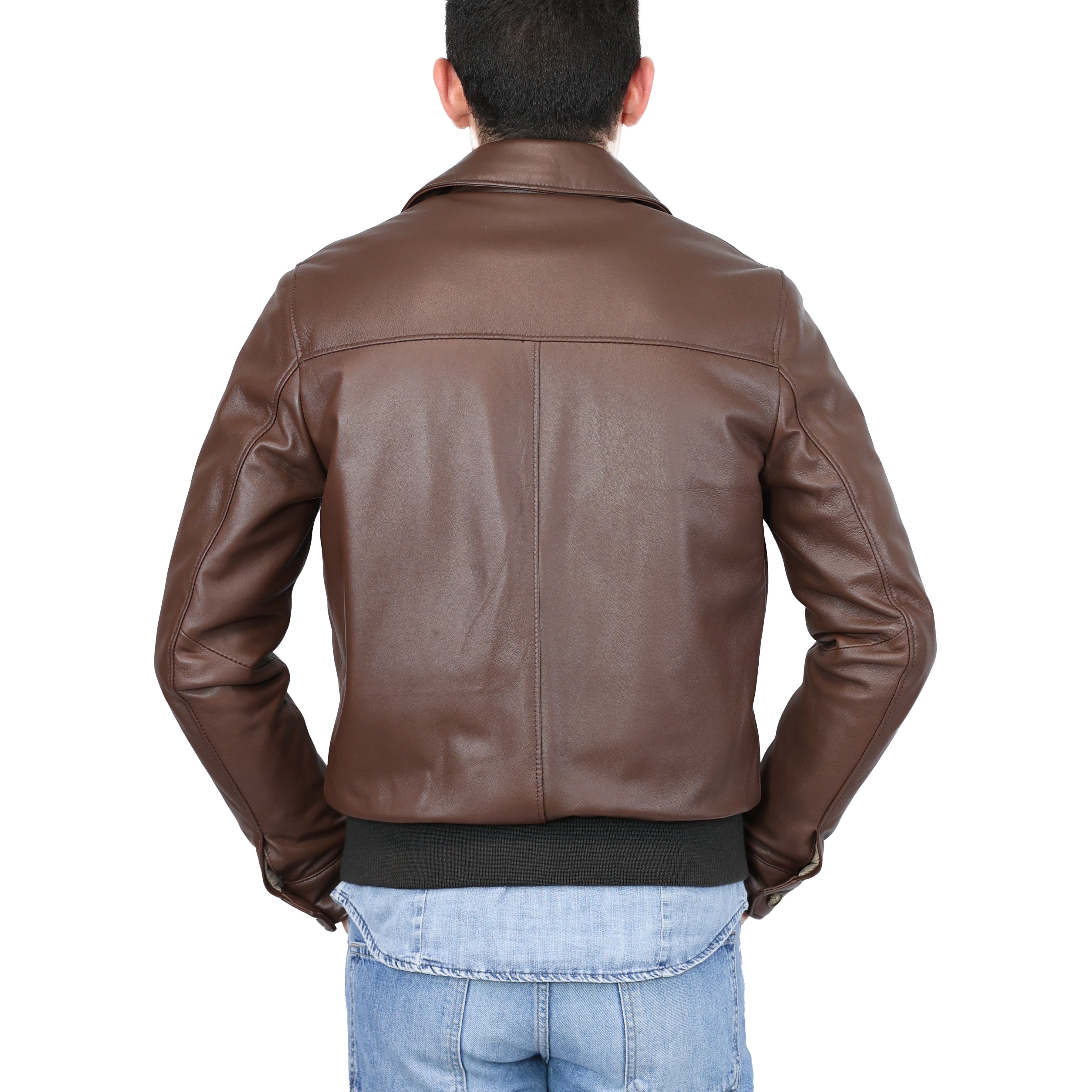 Leather bomber 89LCPNC