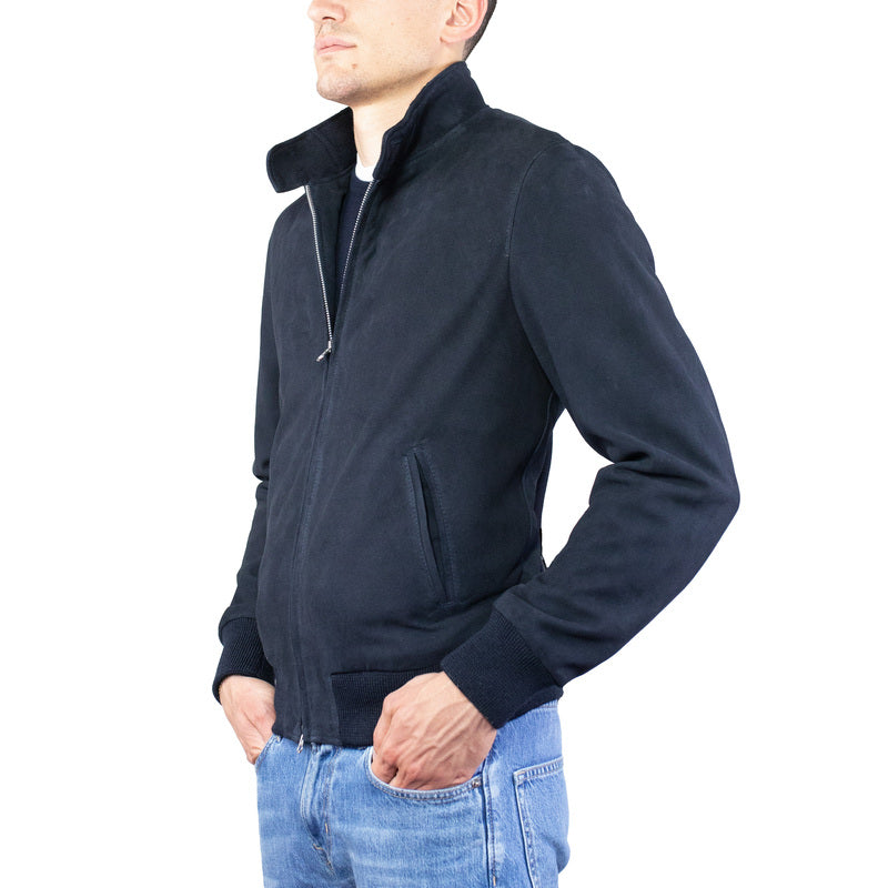 89MSUBL leather jacket