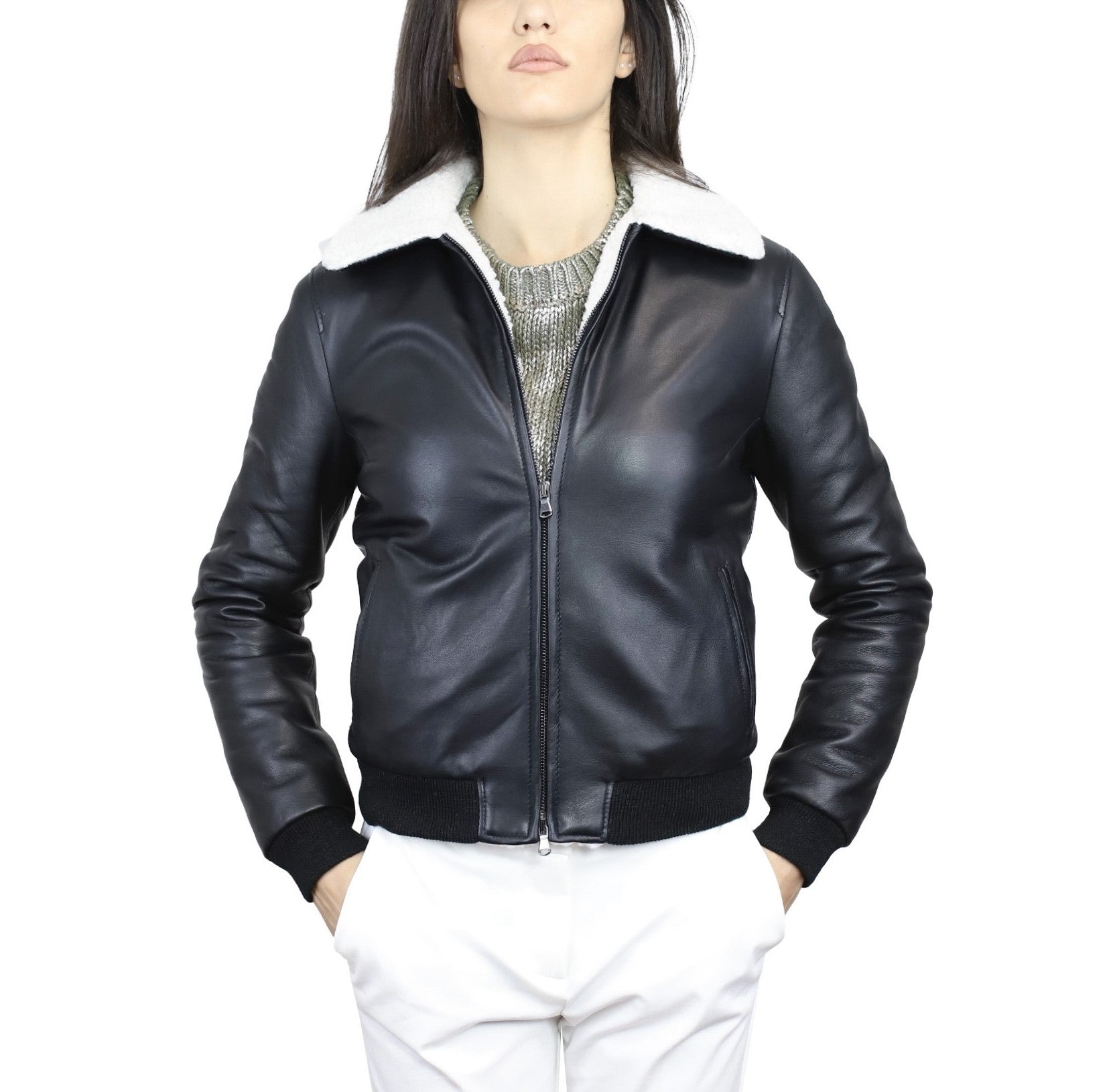 89NBECO leather jacket