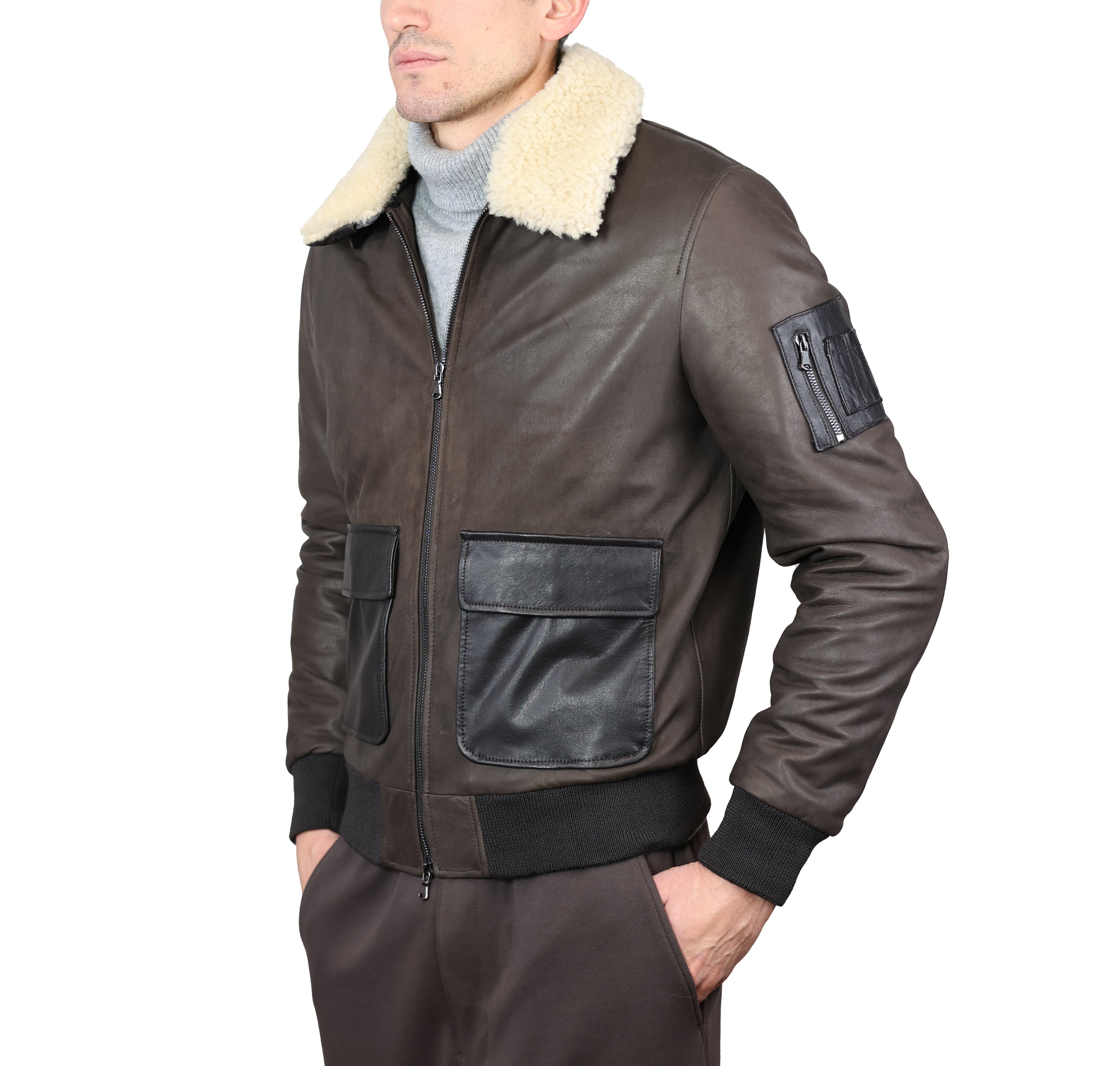 Giacca in pelle 91LVIBR