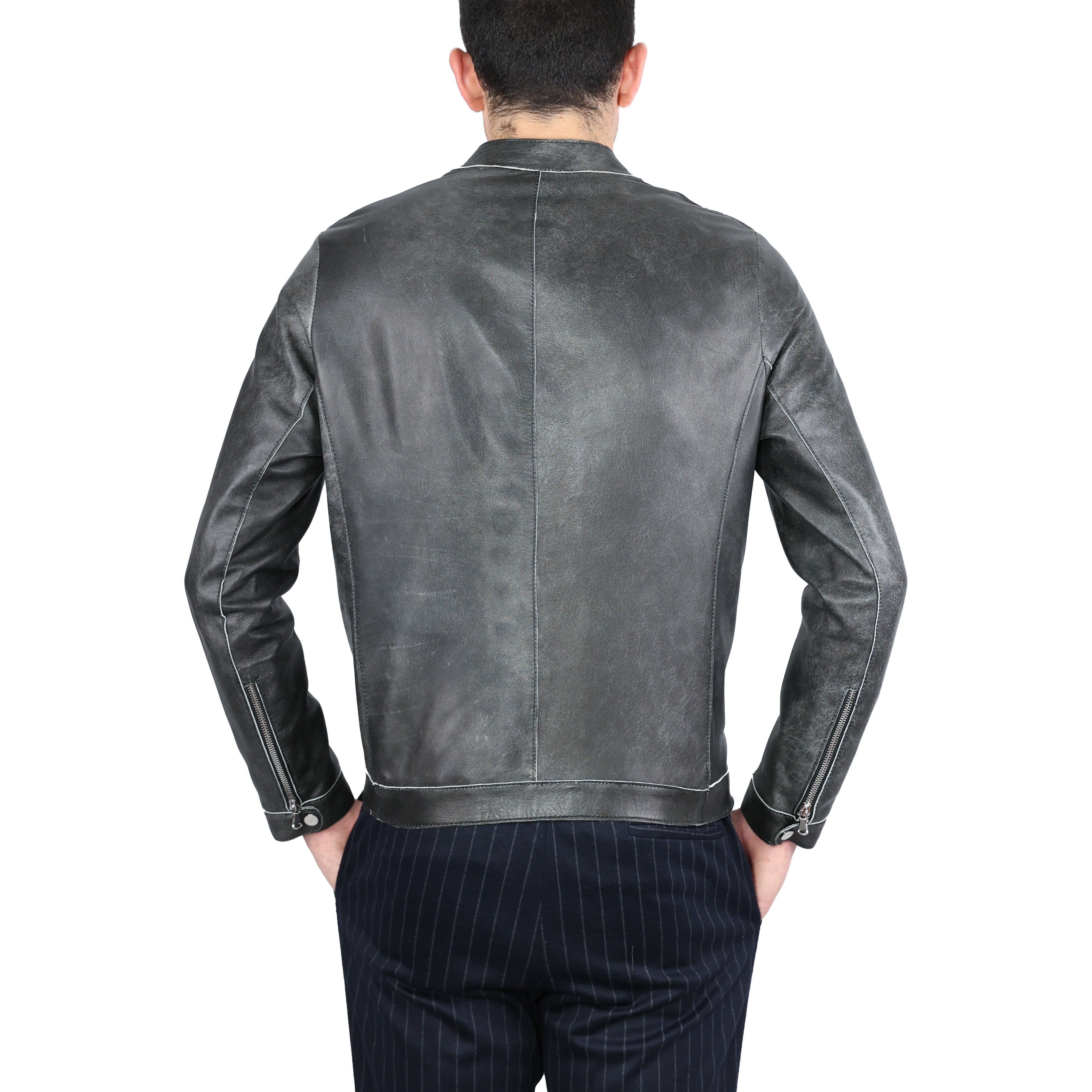 Leather Biker 97CRUNE