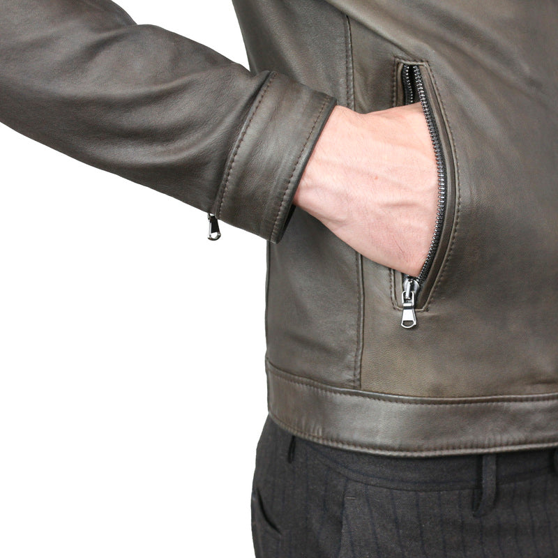 97WMABR leather jacket