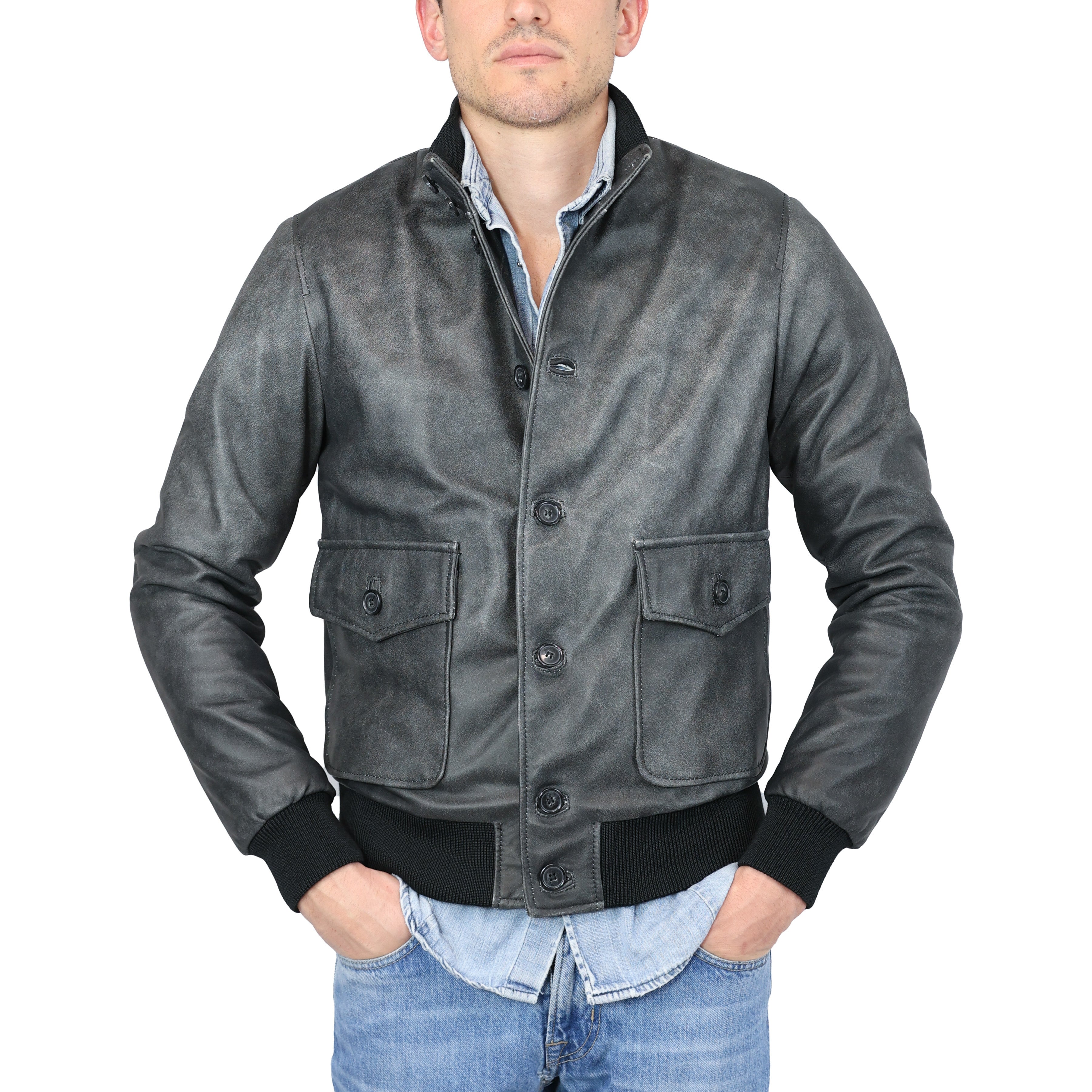 Chaqueta de cuero 98LCRNE