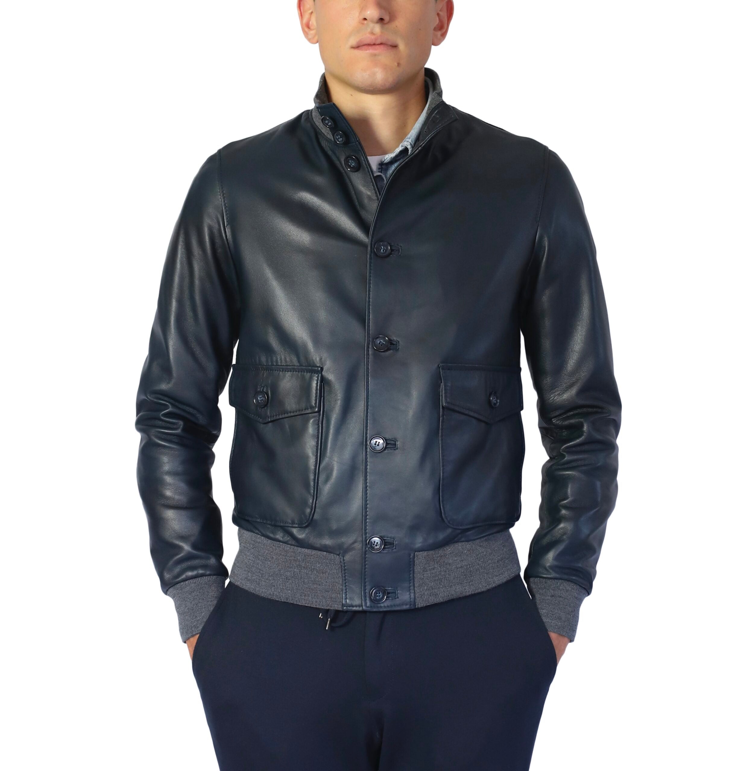98LUXBL leather jacket