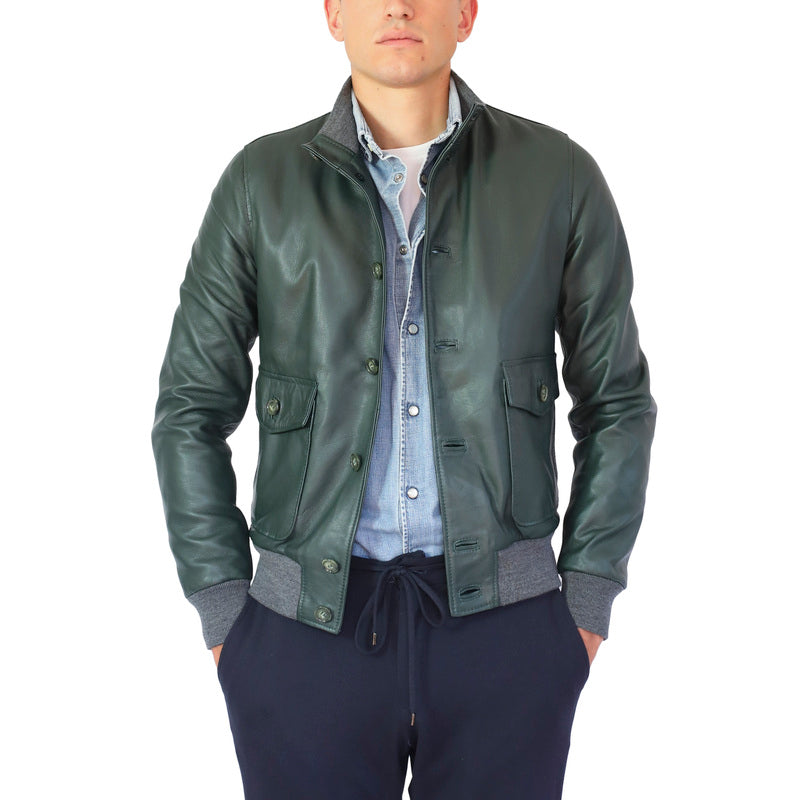 Leather jacket 98LUXVE