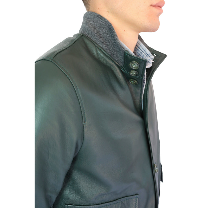 Leather jacket 98LUXVE