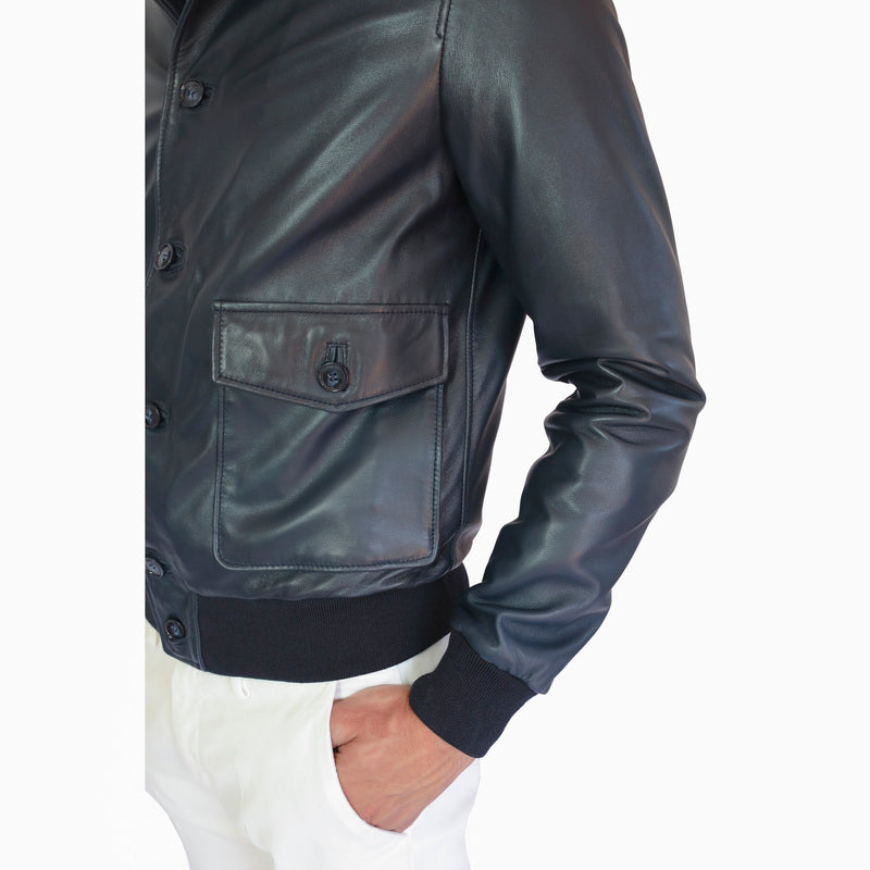 98NATBL leather jacket