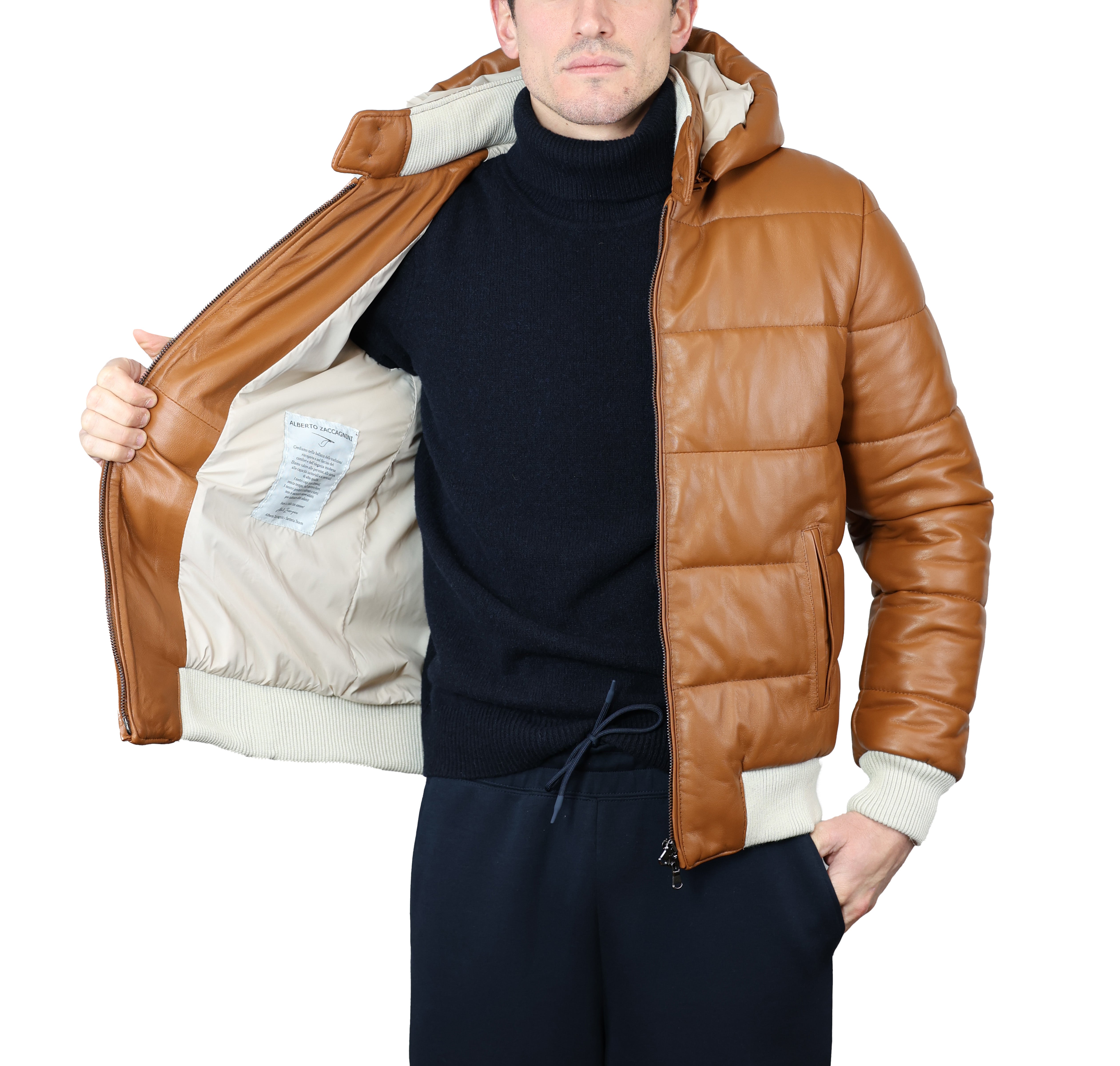 Piumino in pelle 89LCANC