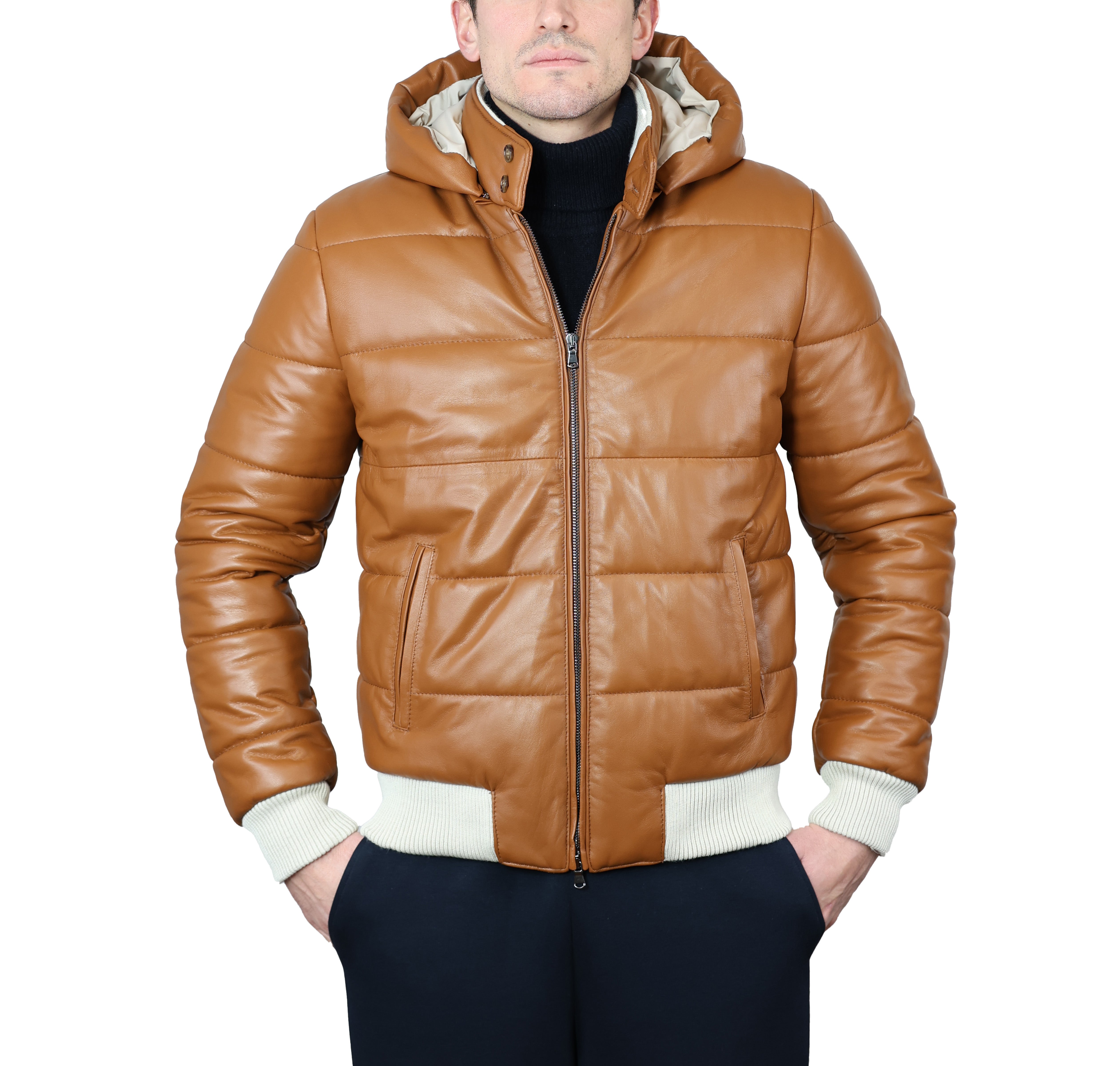 Piumino in pelle 89LCANC