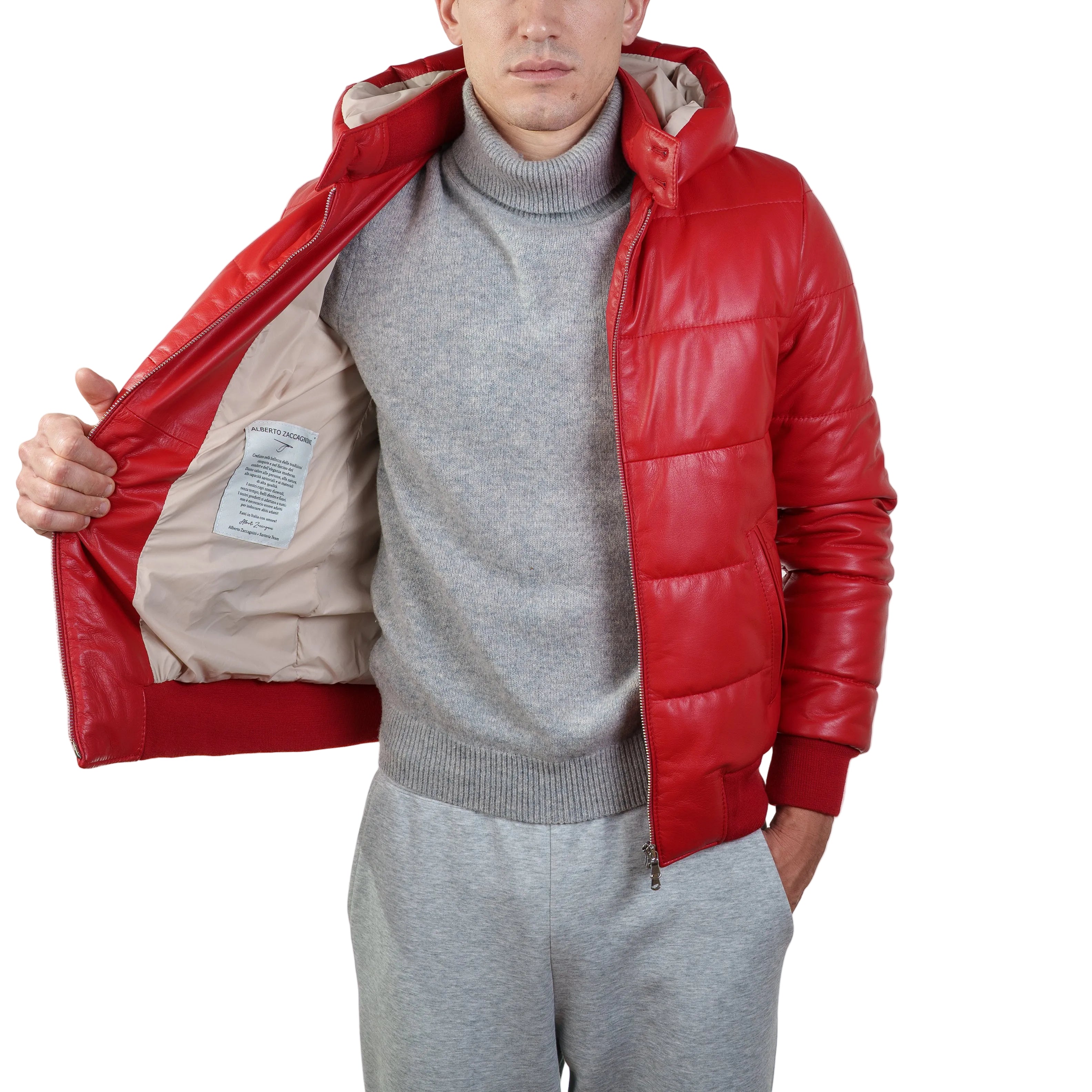 Piumino in pelle 89LCARS