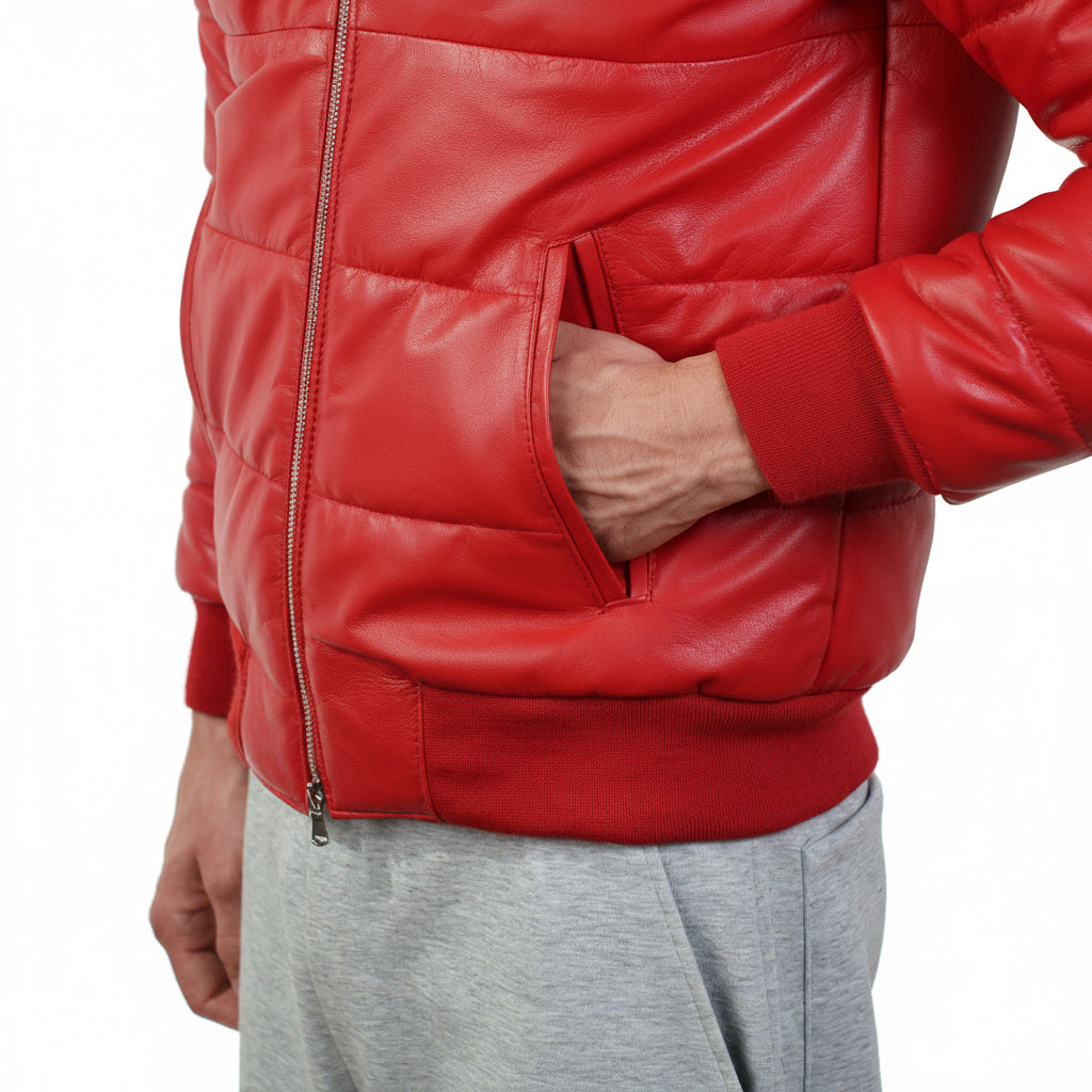 Piumino in pelle 89LCARS
