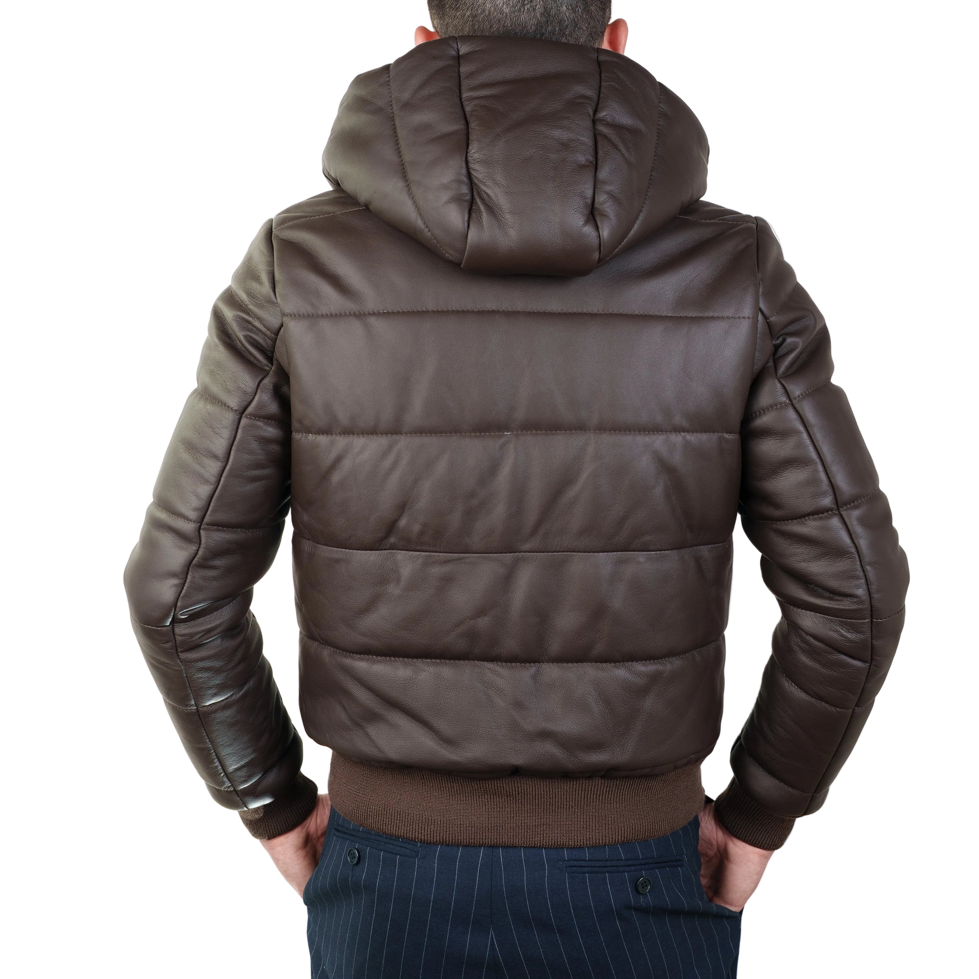 Piumino in pelle 98CLNBR
