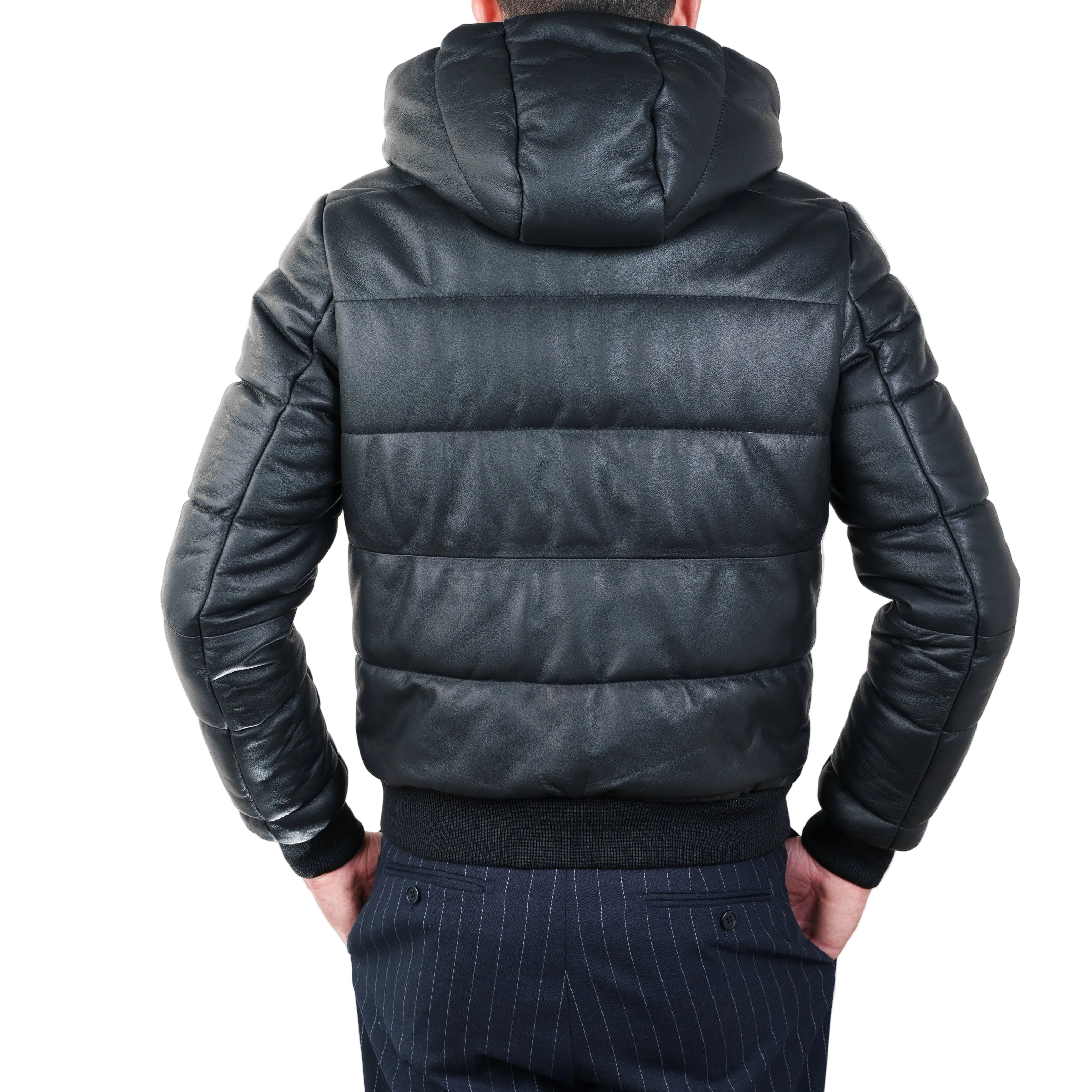 Piumino in pelle 98CLNNE