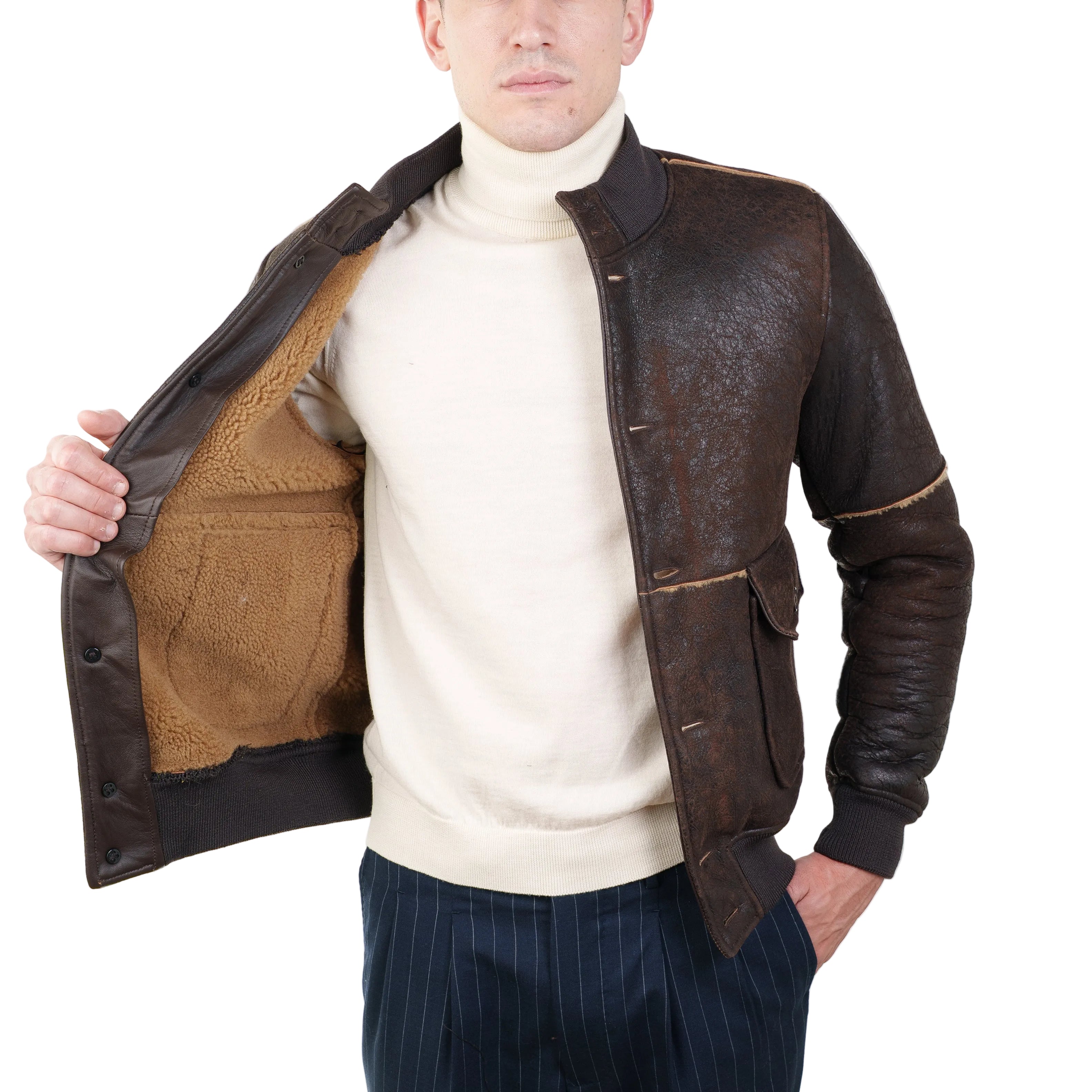 Bomber in Shearling 98CCSMV