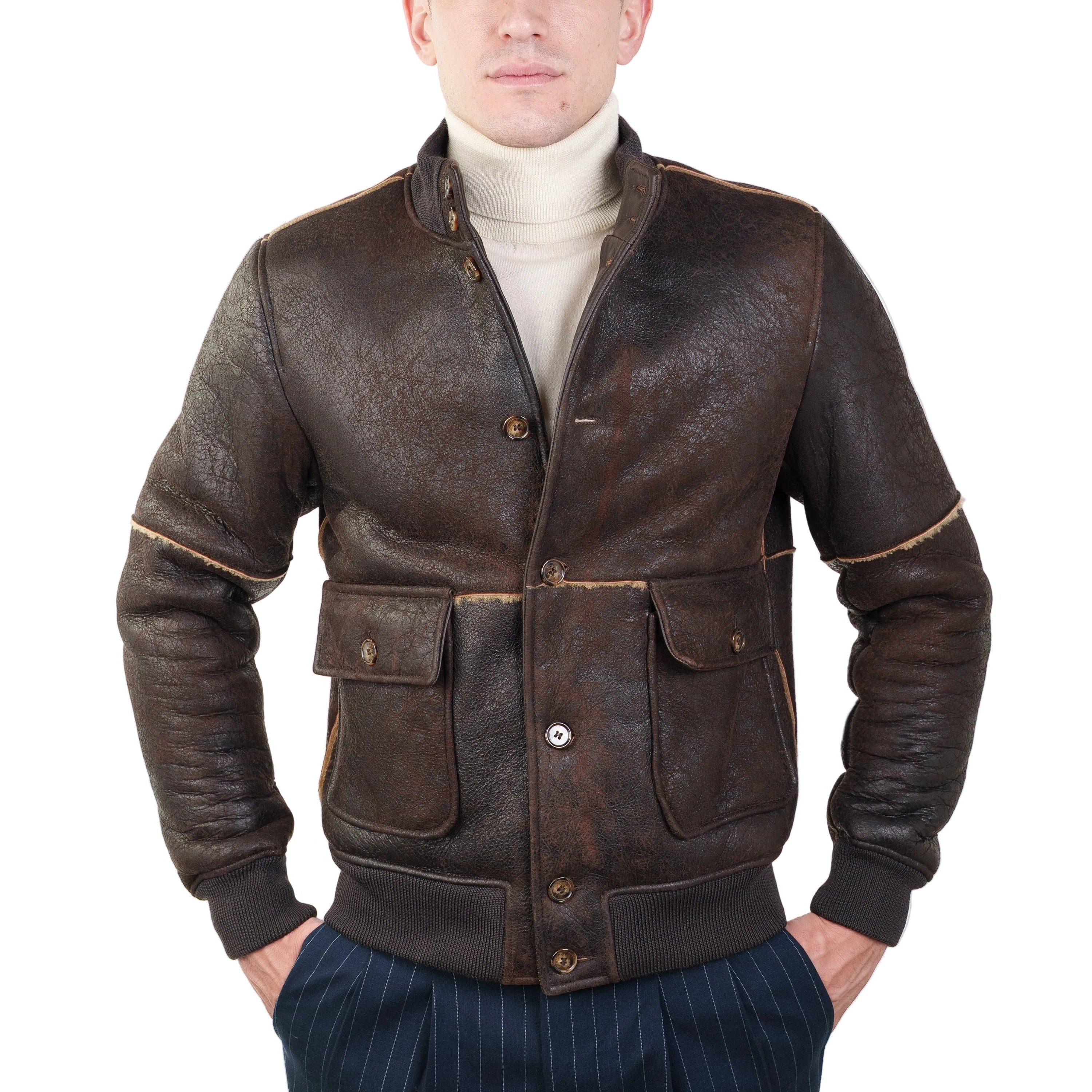 Bomber in Shearling 98CCSMV